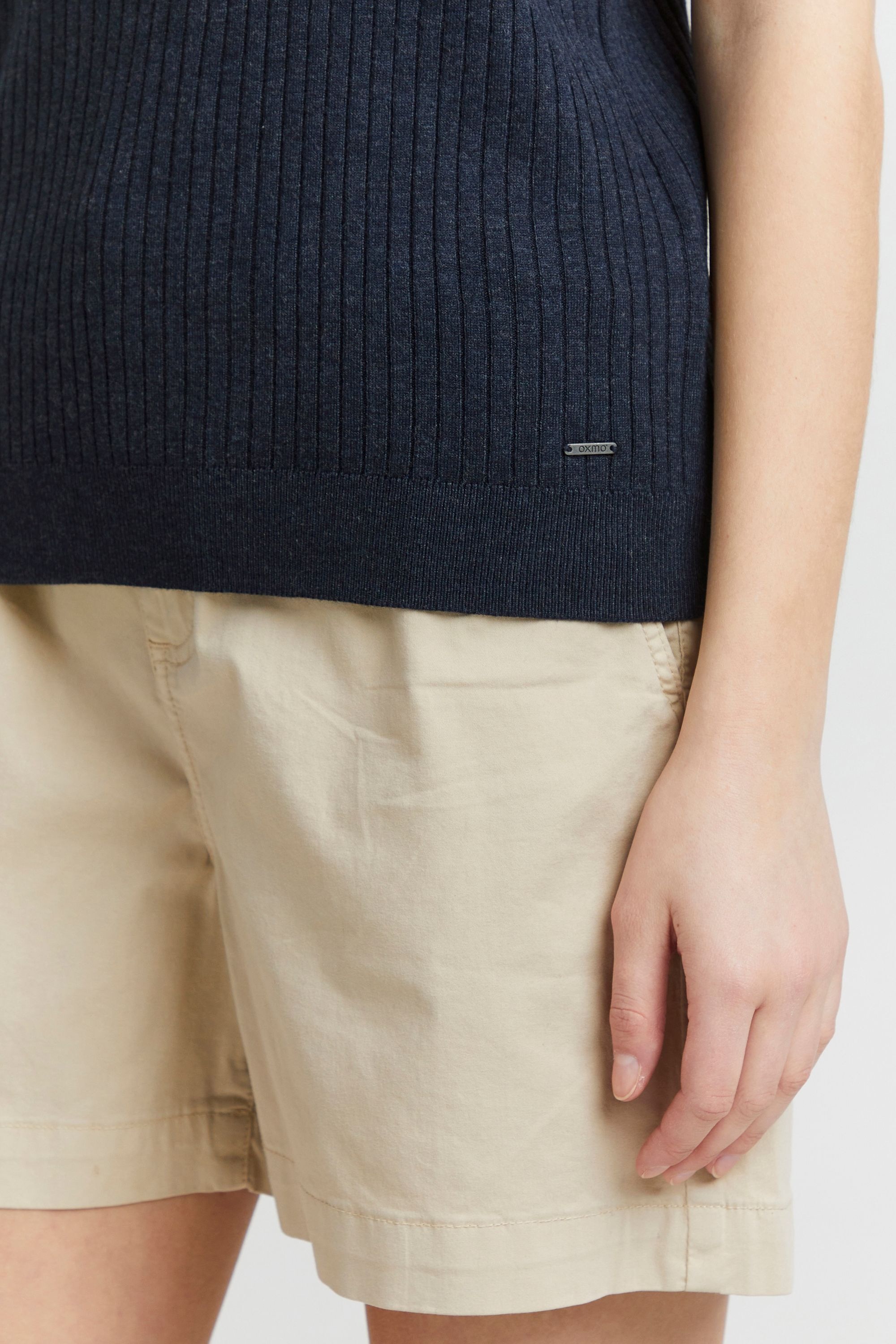 OXMO Kurzarmshirt »Strickkurzarmpullove OXRiona«