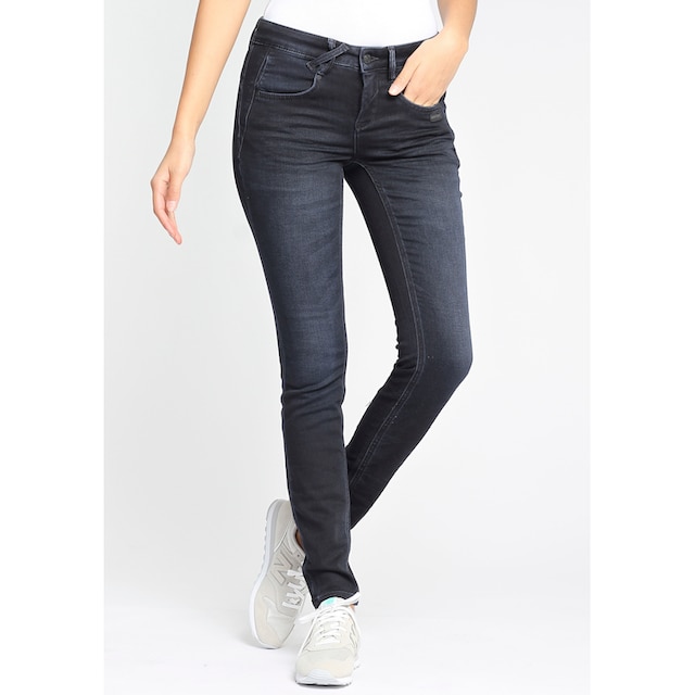 ♕ Bund gekreuzten GANG Gürtelschlaufen »94NELE«, am mit Skinny-fit-Jeans vorne bei