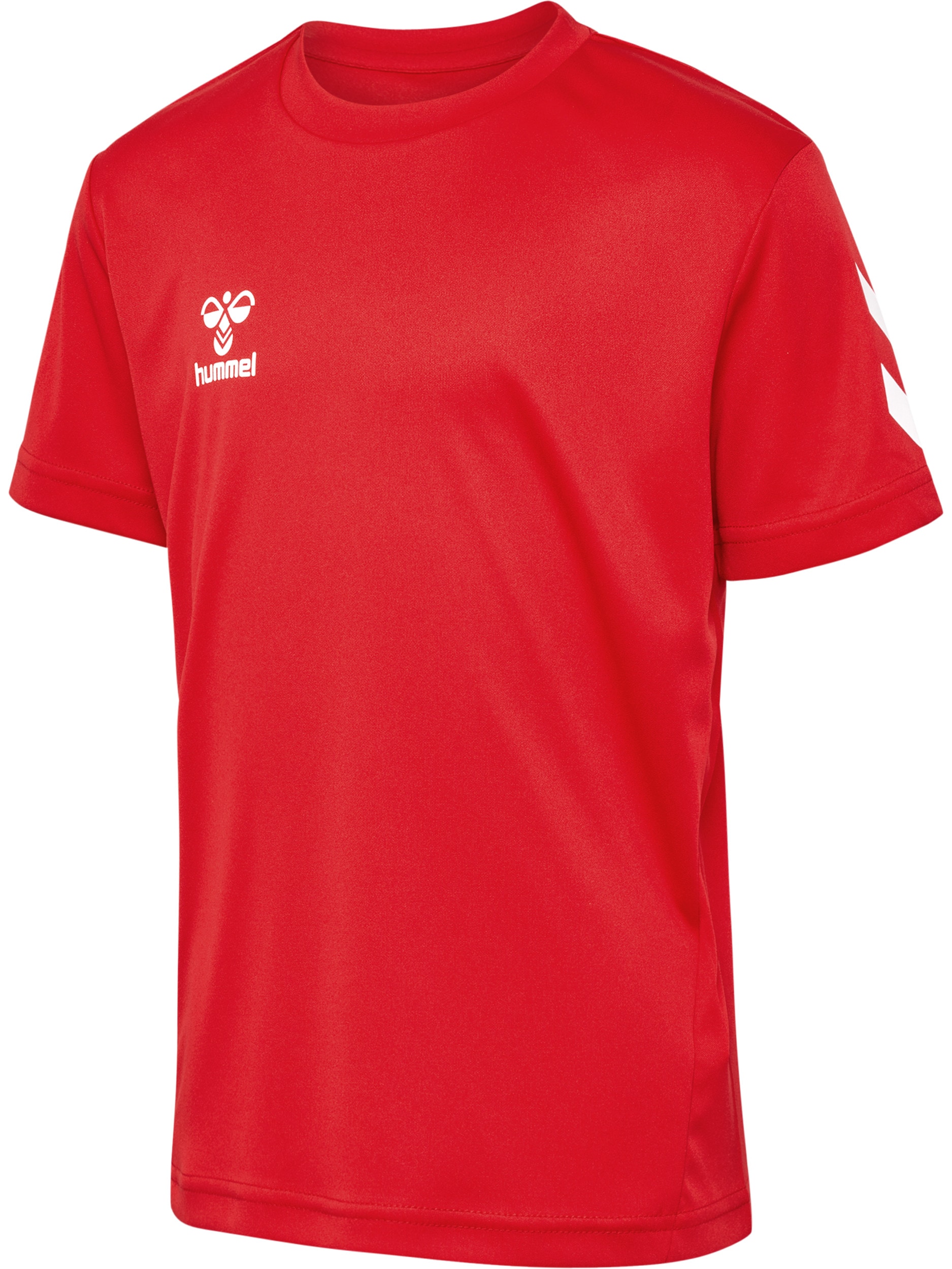 hummel T-Shirt & Shorts »HMLLOGO SET KIDS« Set, 2, 2 tlg. mit elastischem Bund, aus Polyester, pflegeleicht, sportlicher Stil