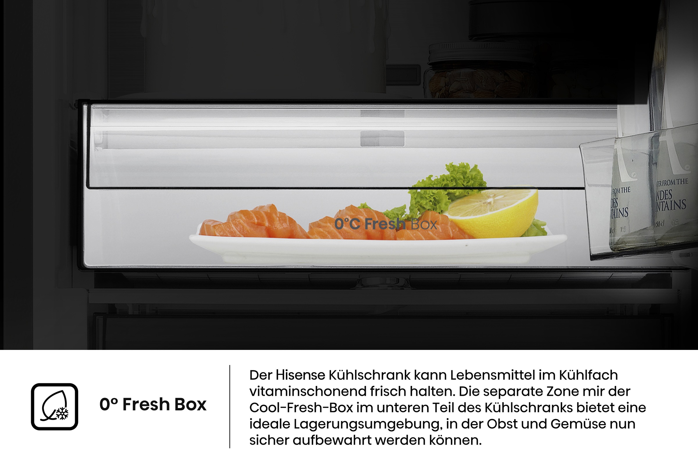 Hisense Kühl-/Gefrierkombination »RB3K330SAFC« 185,6 cm hoch 59,5 cm breit Total NoFrost