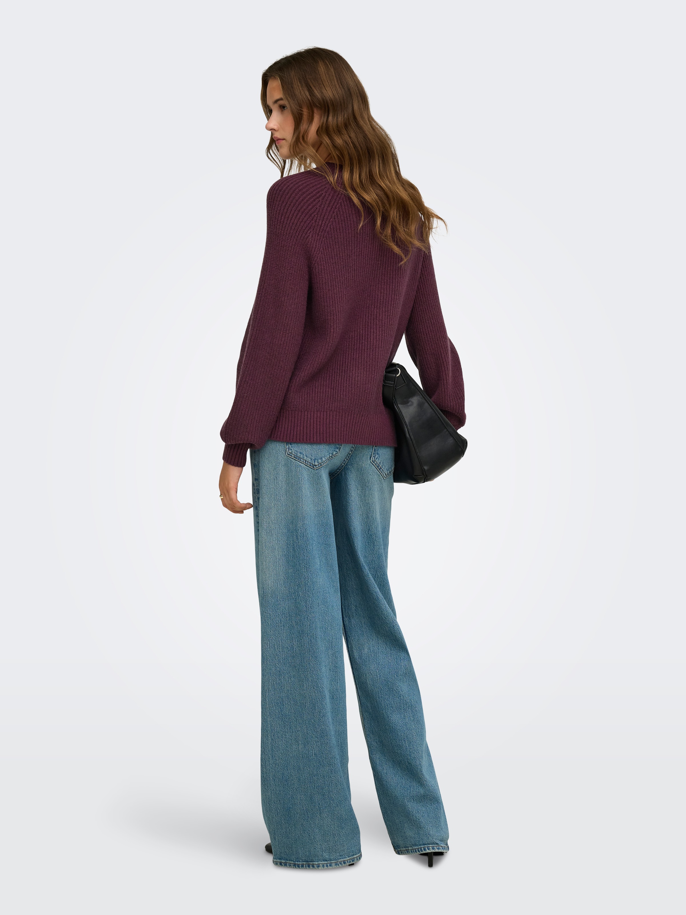 ONLY Strickpullover »ONLIDA LS RIB O-NECK CS KNT« Viskosemischung