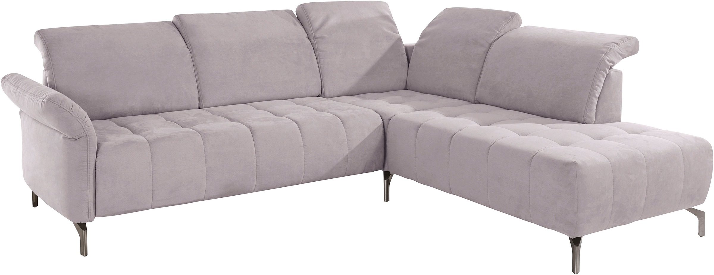 Home affaire Ecksofa »Fresh L-Form« Federkern, wahlweise Kopfteilverstellung und motorischer Vorziehsitz