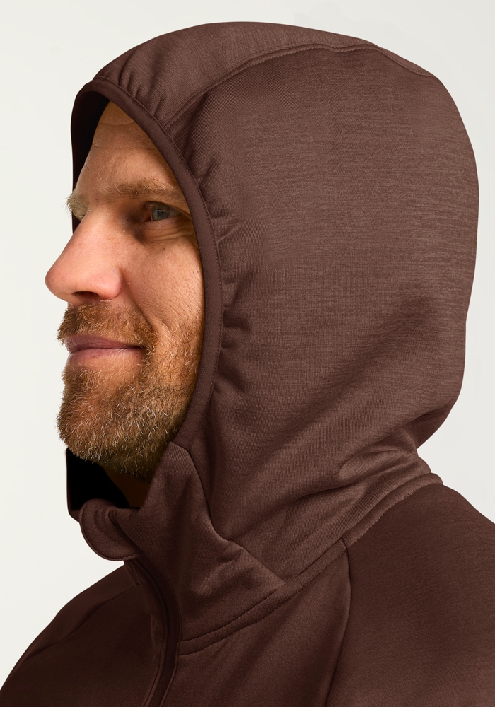 Jack Wolfskin Fleecejacke »PEAK DISTRICT HOODED FZ M«, mit Kapuze