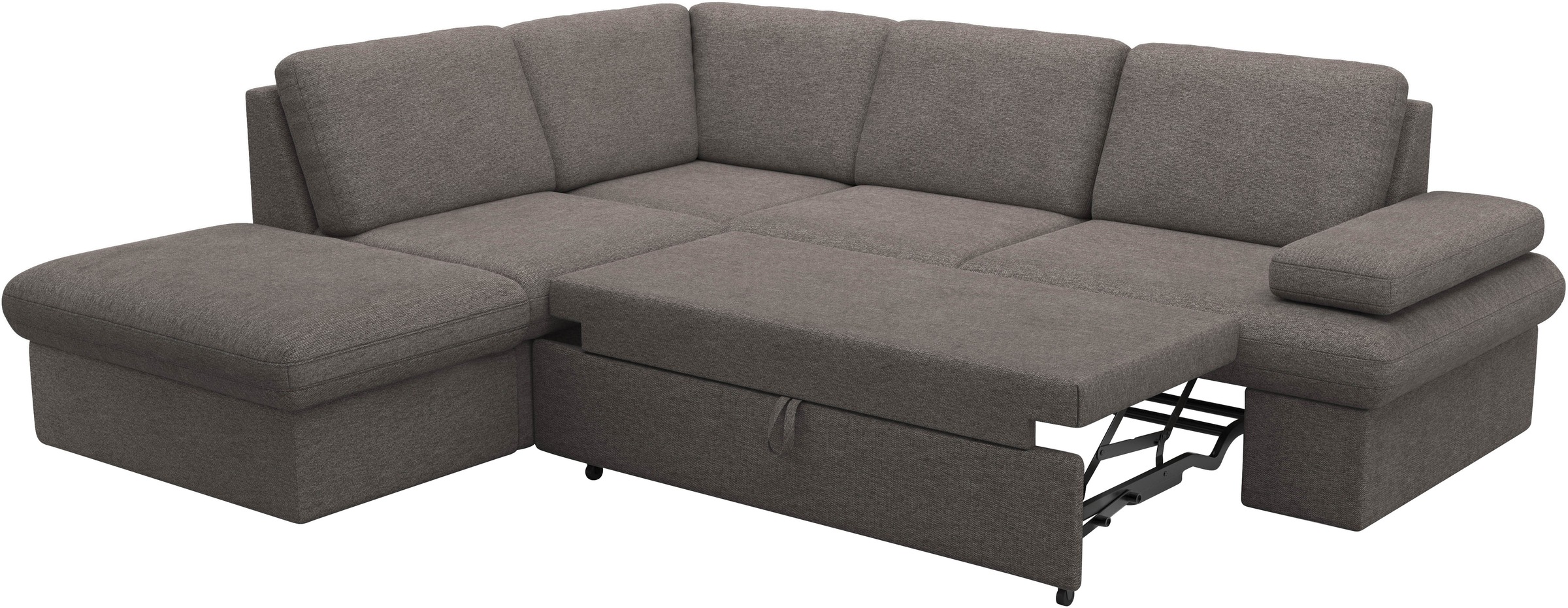sit&more Ecksofa »Moreno«, mit Armteilverstellung,wahlweise mit Bettfunktion