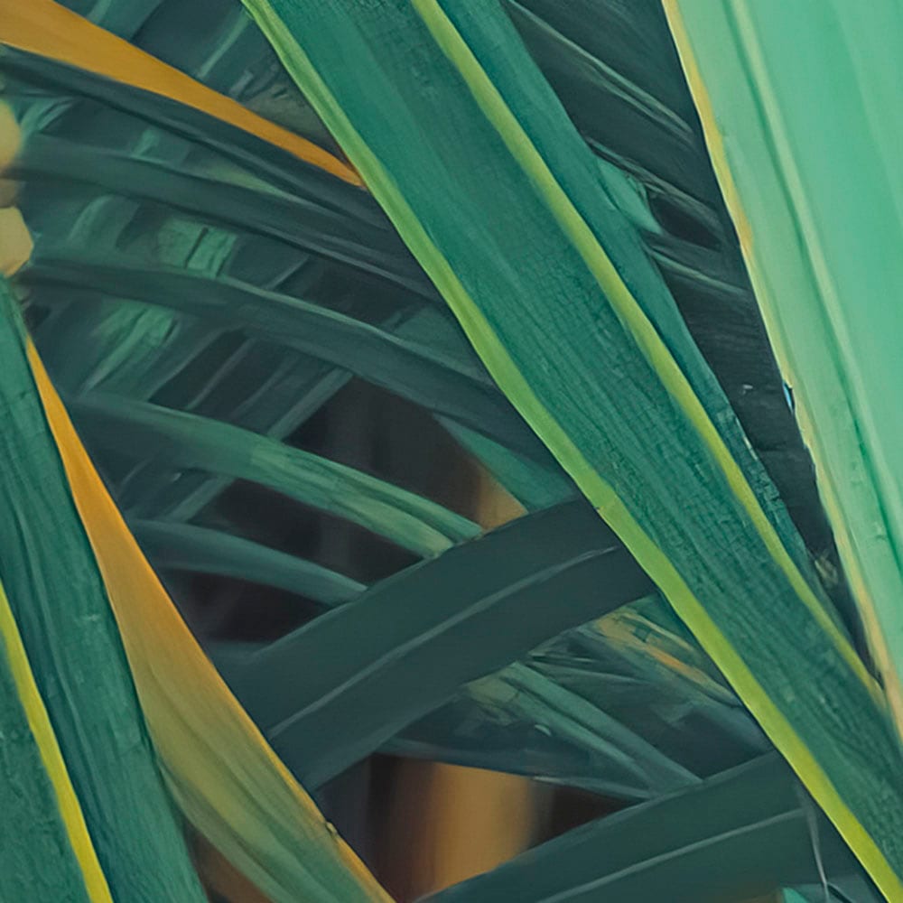 Komar Fototapete »Digitaldruck Vlies -  Foggy Fern - Größe 400 x 250 cm« bedruckt glatt Wohnzimmer, Schlafzimmer