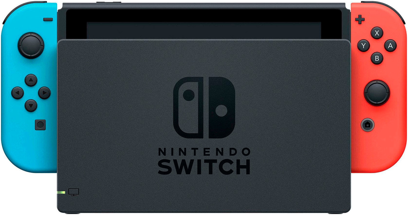 Nintendo Switch Spielekonsole »Switch Neon r/b + Gratis Big Brain Academy + Everybody 1-2-Switch!«