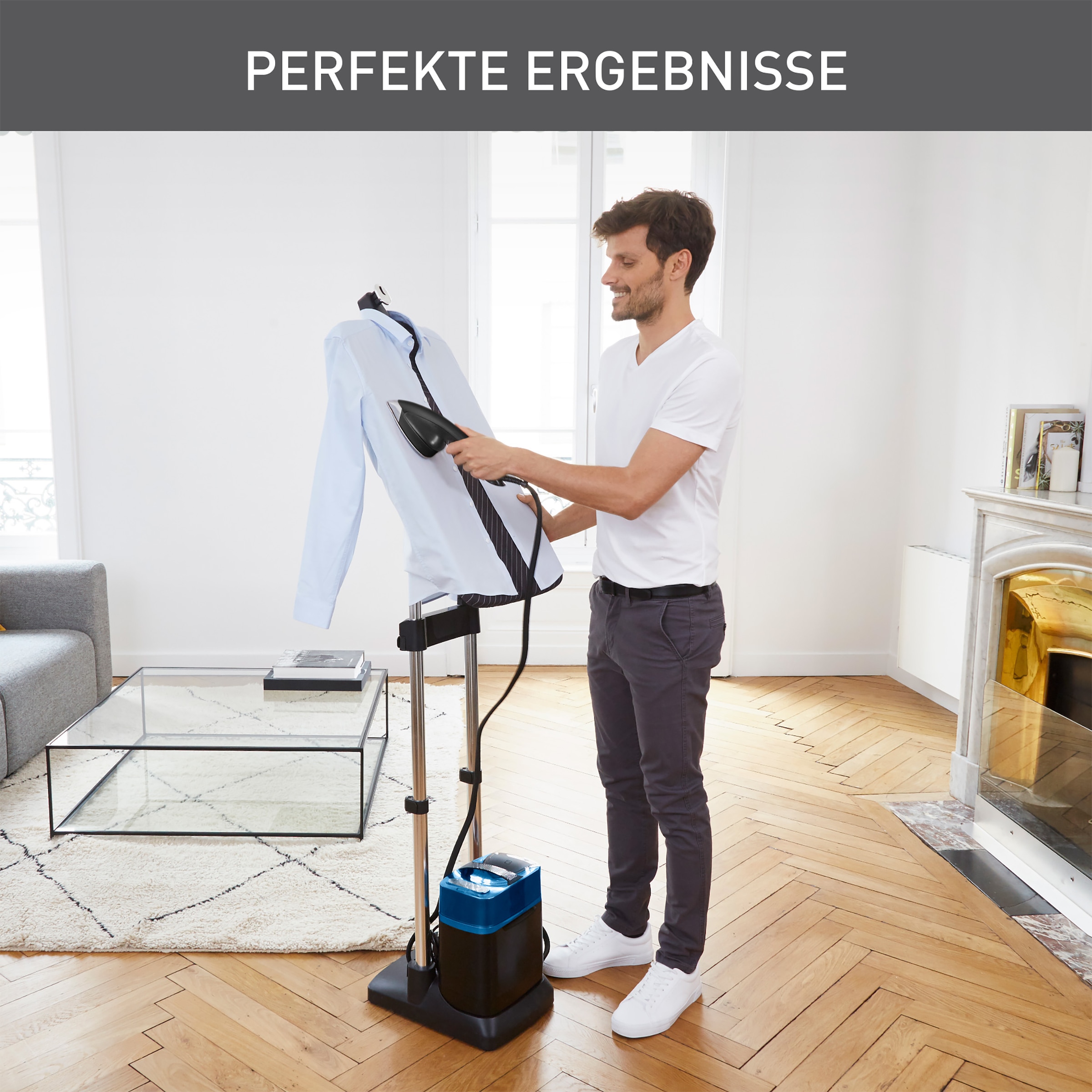 Tefal Dampfglätter »IXEO Power« 2170 W 3-Positionen Smart Board, abnehmbare Basis, Hochdruckdampf-Technologie