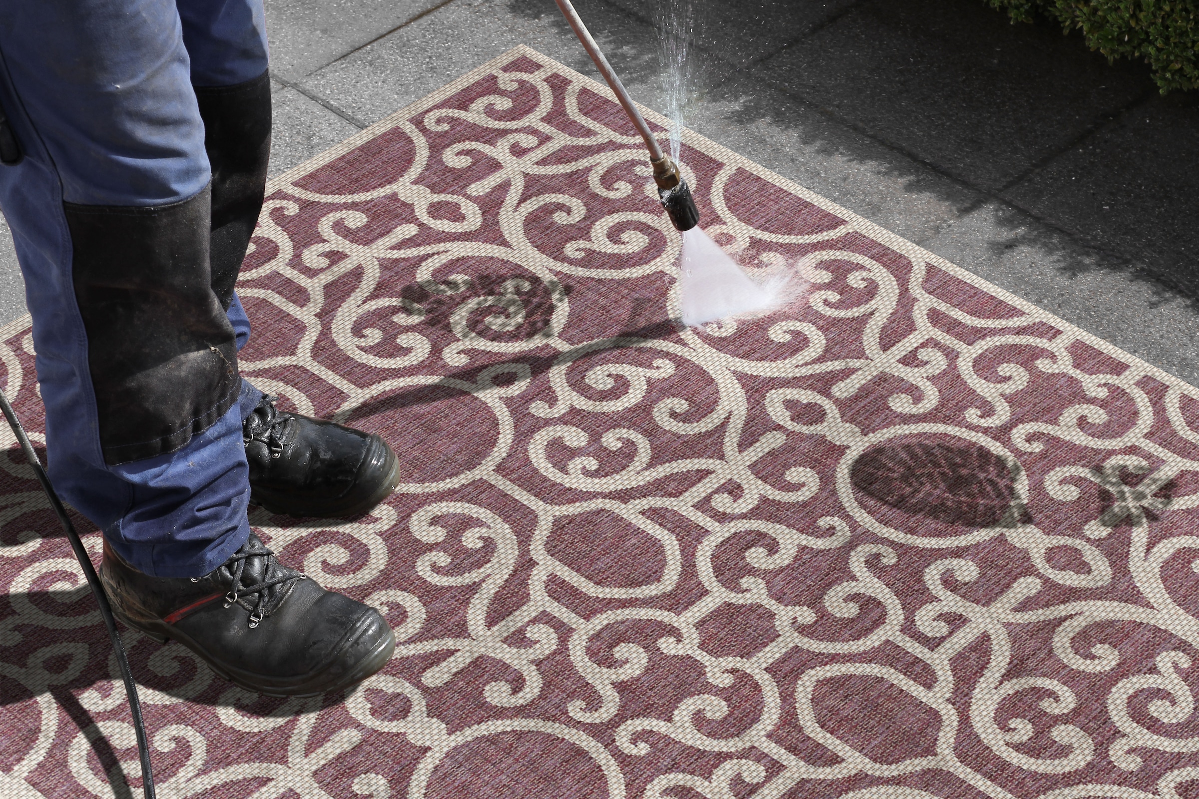 NORTHRUGS Teppich »Nebo«, rechteckig, 4 mm Höhe, Sisal Optik, Robust, Pflegeleicht, Flachgewebe