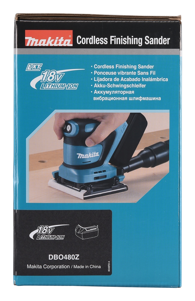 Makita Akku-Schwingschleifer »DBO480Z«, LXT 18V • 112x102 mm • 14.000 min-1, ohne Akku und Ladegerät