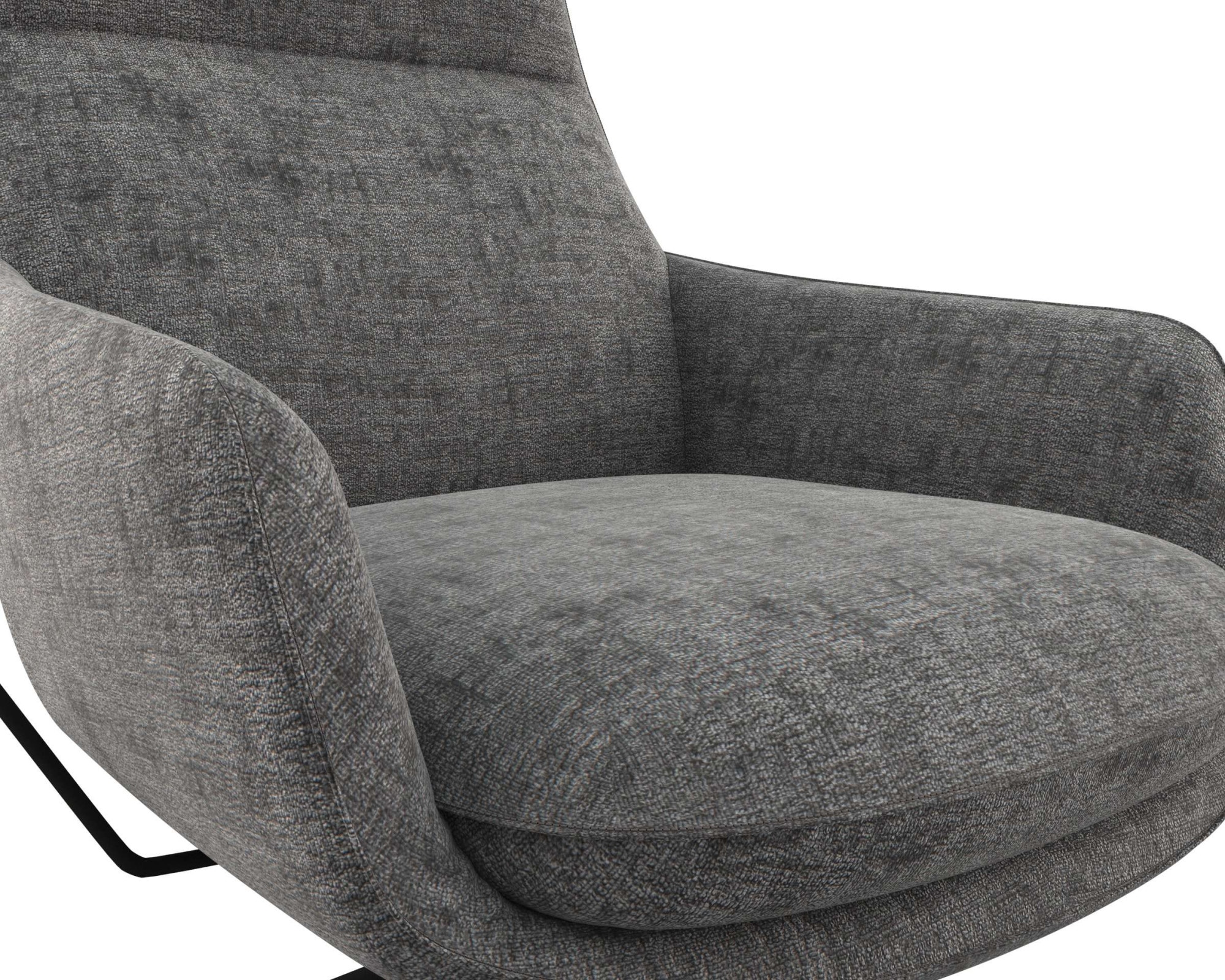 FLEXLUX Drehsessel »Marinella, OTTOs Choice, Relaxsessel, Entspannung mit Premium-Komfort«, Liegefunktion, drehbar, Fuß schwarz