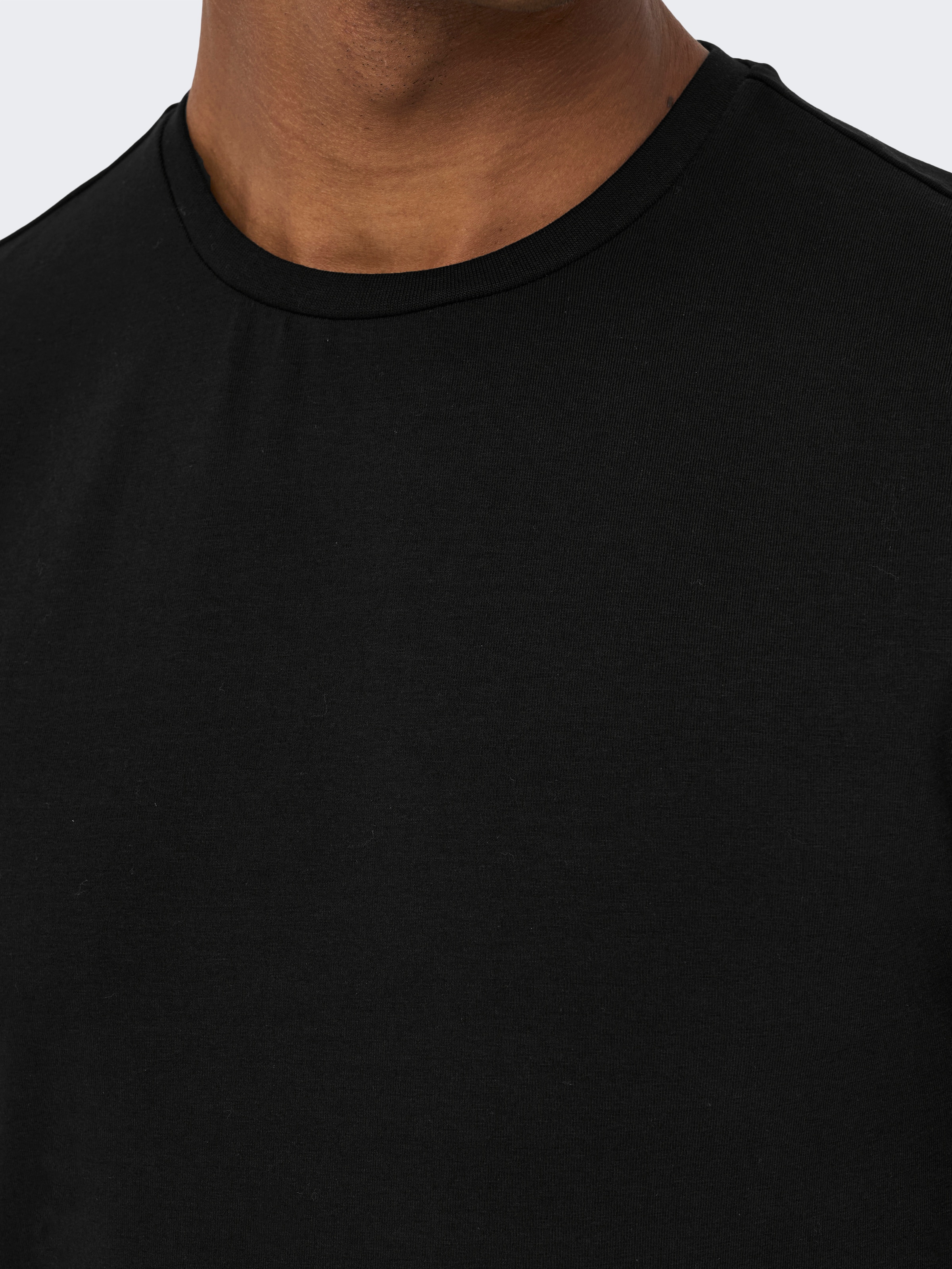 ONLY & SONS T-Shirt »ONSBASIC SLIM O-NECK 2-PACK NOOS« Packung, 2 Stk. tlg.