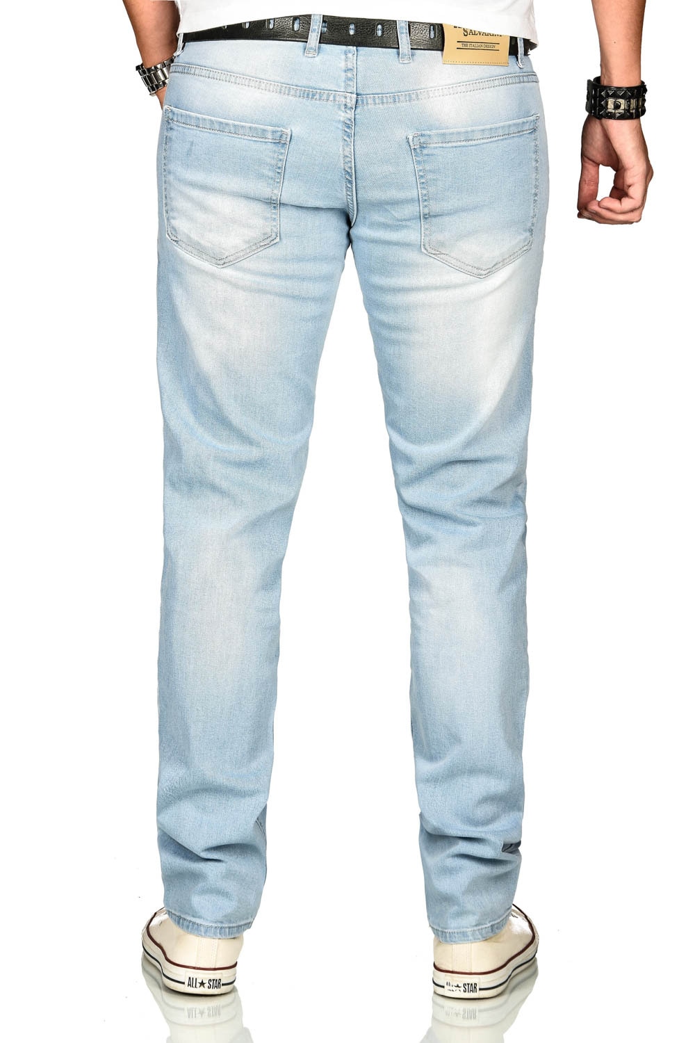 Alessandro Salvarini Stretch-Jeans »A. Salvarini Herren Jeans Blau Multi AS170-AS174«