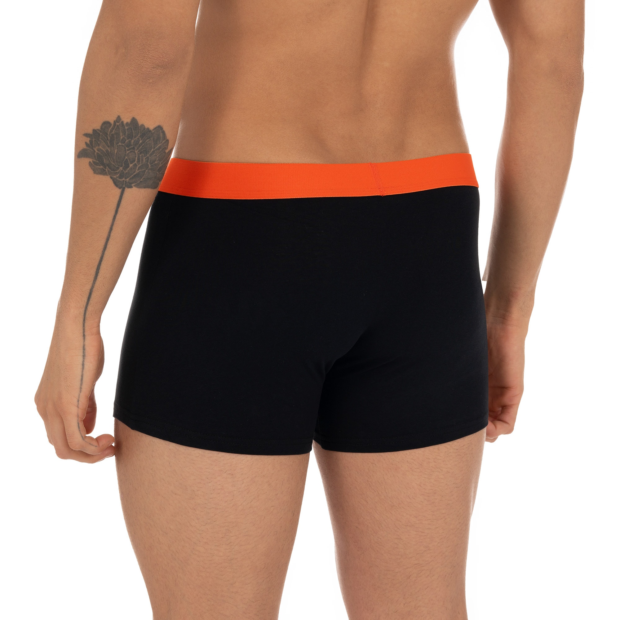Bruno Banani Boxershorts »FLOWING«, (2er Pack), mit kontrastfarbenem Bündchen