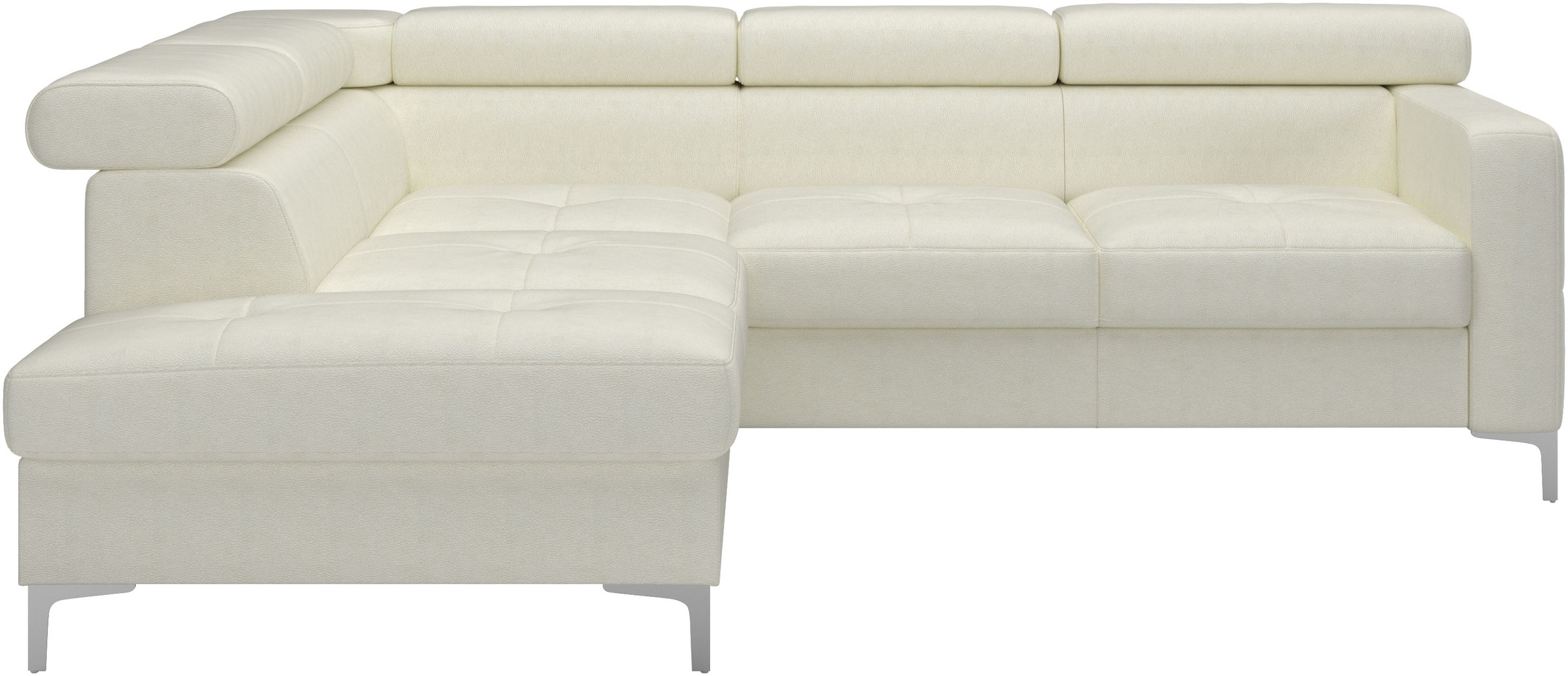 COTTA Ecksofa »Sammy L-Form«, mit Kopfteilverstellung, wahlweise mit Bettfunktion & Bettkasten