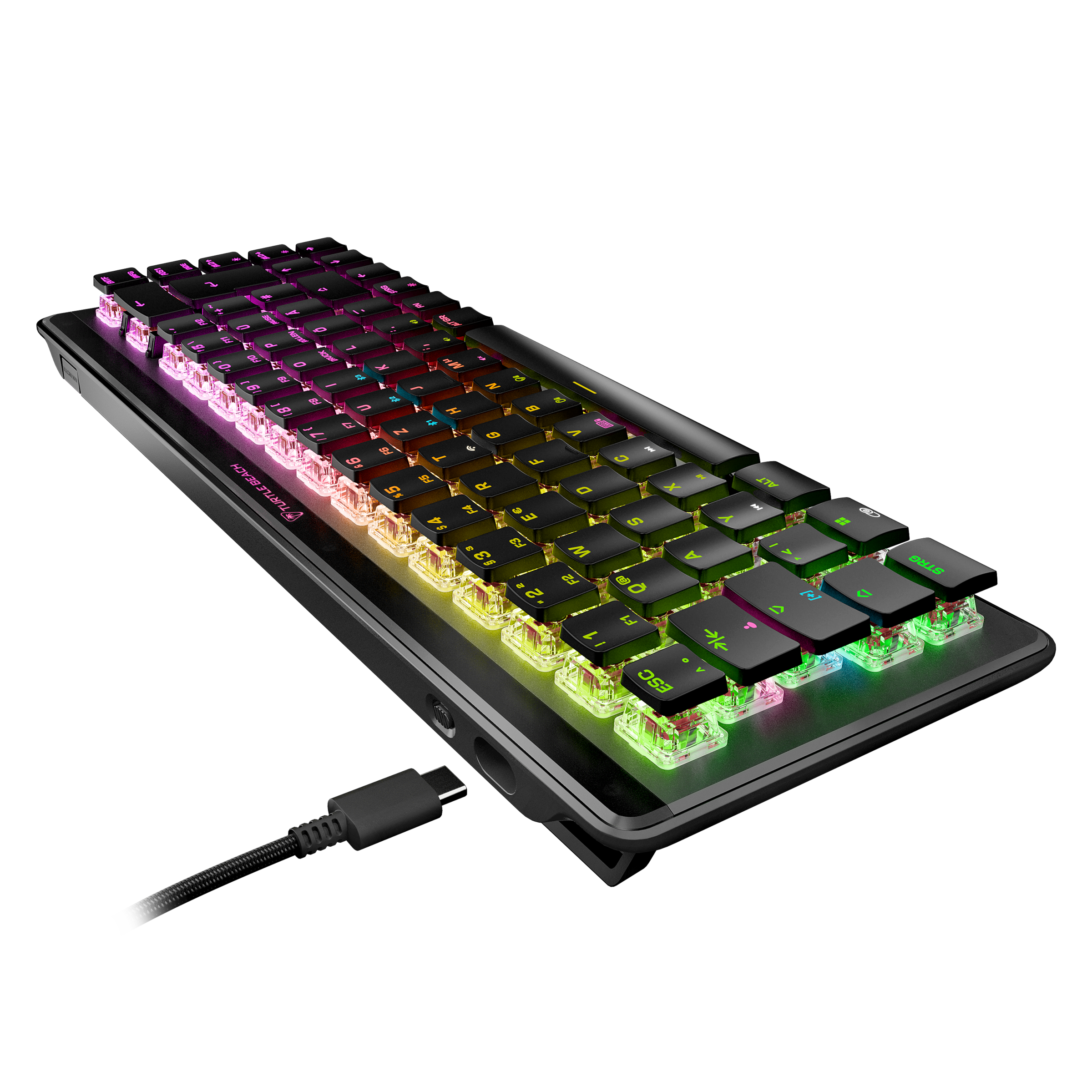 Turtle Beach Gaming-Tastatur »Vulcan II Mini Air, Linear«, (Funktionstasten-Multimedia-Tasten-Profil-Speicher)