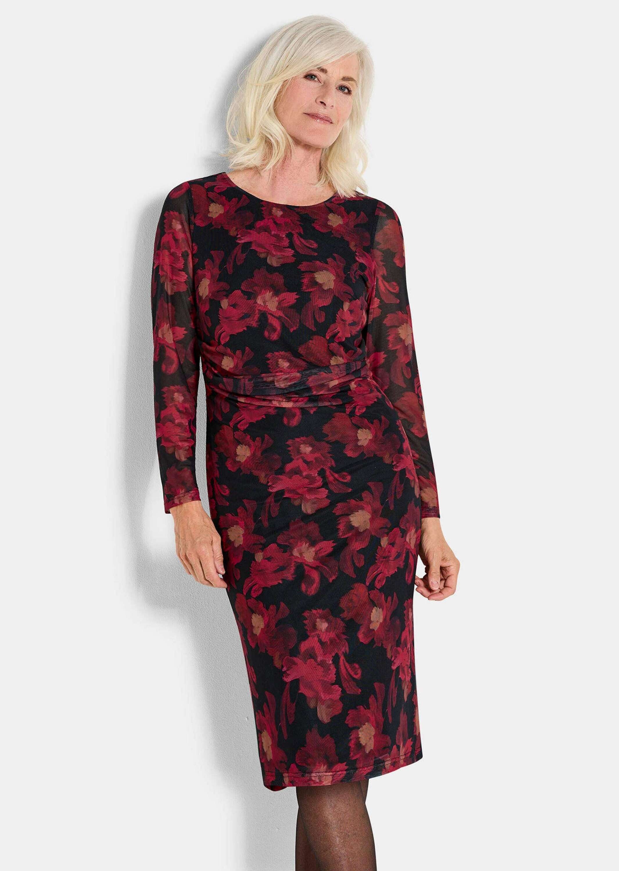 GOLDNER Abendkleid »Kleid aus weichem Mesh«