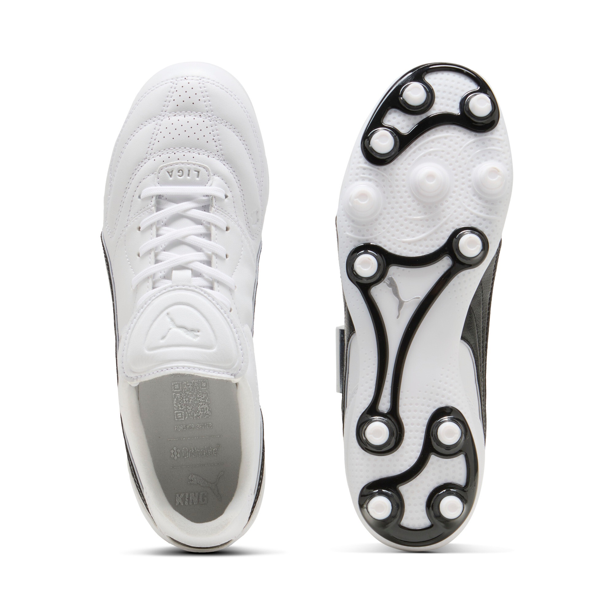 PUMA Fußballschuh »KING LIGA FGAG«  für Rasenplätze und Kunstrasen, mit weichem Lederobermaterial