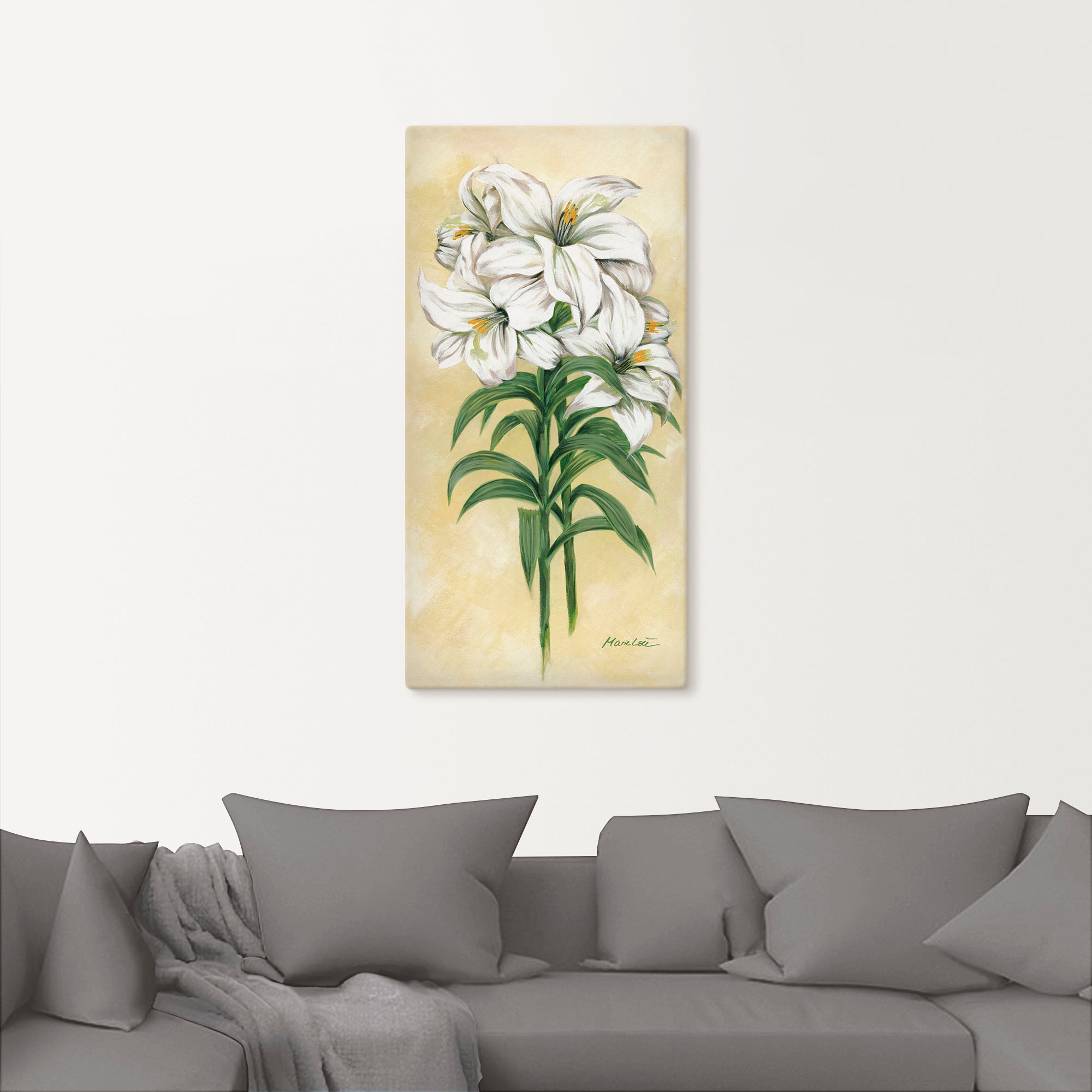 Artland Wandbild »Lilien« 1 Stk. tlg. als Leinwandbild, Wandaufkleber in verschied. Größen