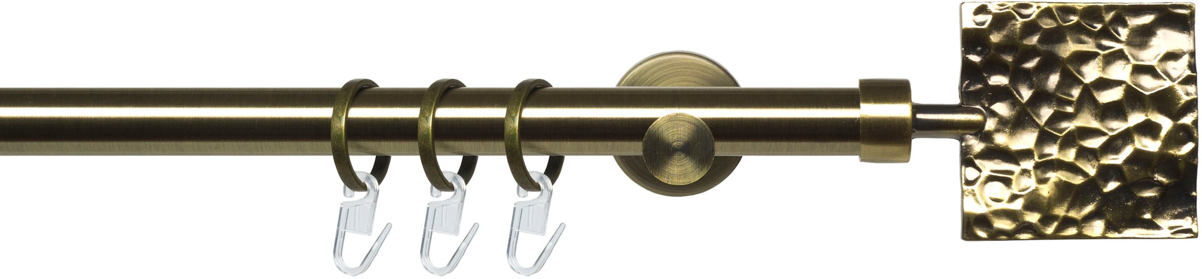 Liedeco Gardinenstange »Stilgarnitur 20 mm Blues Johnny« Ø 20 mm 1 läufig-läufig Fixmaß Gardinenstange Komplett