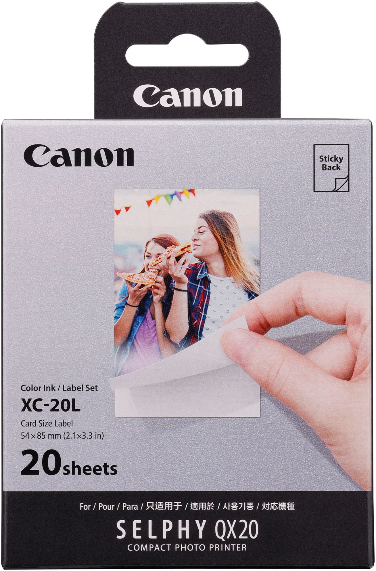 Canon Fotopapier »XC-20L«, 5,4 x 8,5 cm (2,1 x 3,3 Zoll)