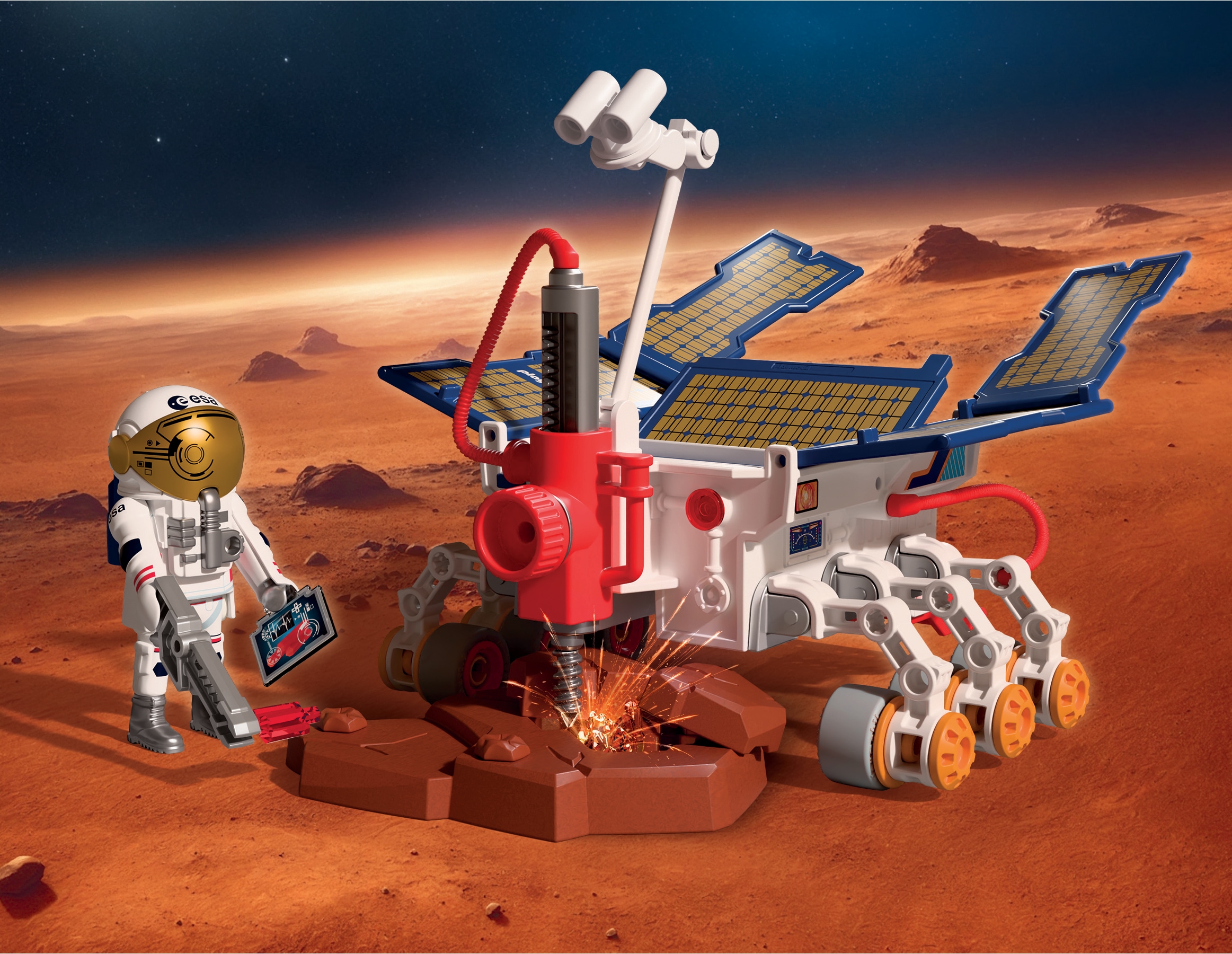 Playmobil® Konstruktions-Spielset »ESA: Mars-Erkundungsrover (72012), City Action«