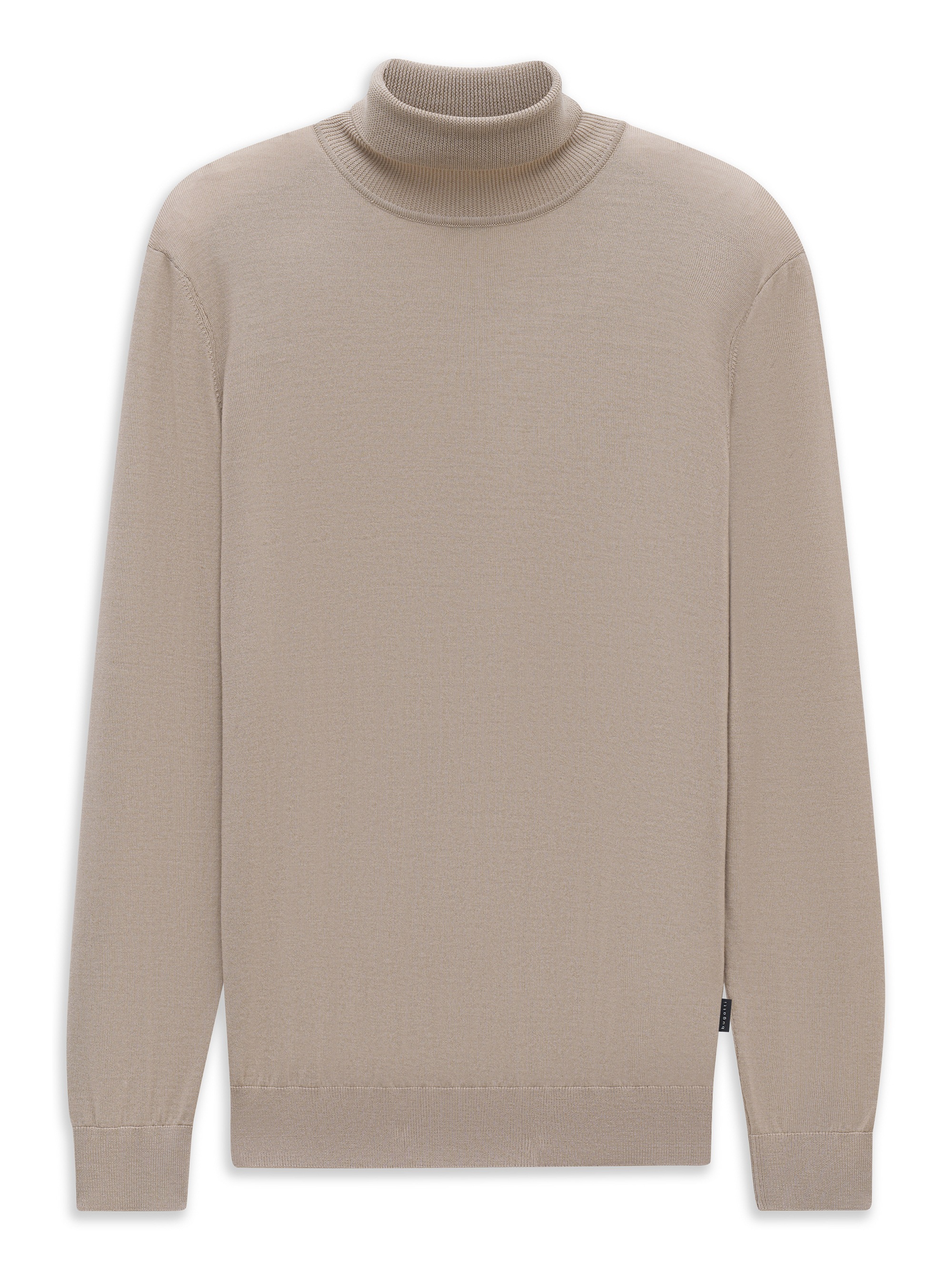 bugatti Rollkragenpullover »Regular Fit« Regular Fit Wolle Feinstrick
