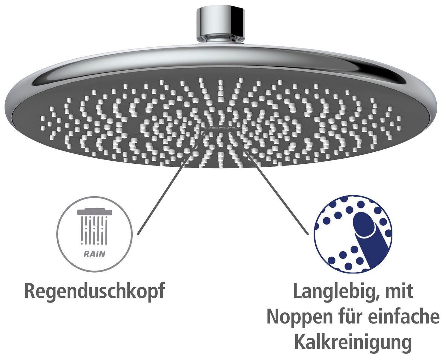 WENKO Duschsystem »Watersaving«, einfacher Anschluss an bestehende Armatur oder Wandanschlussbogen