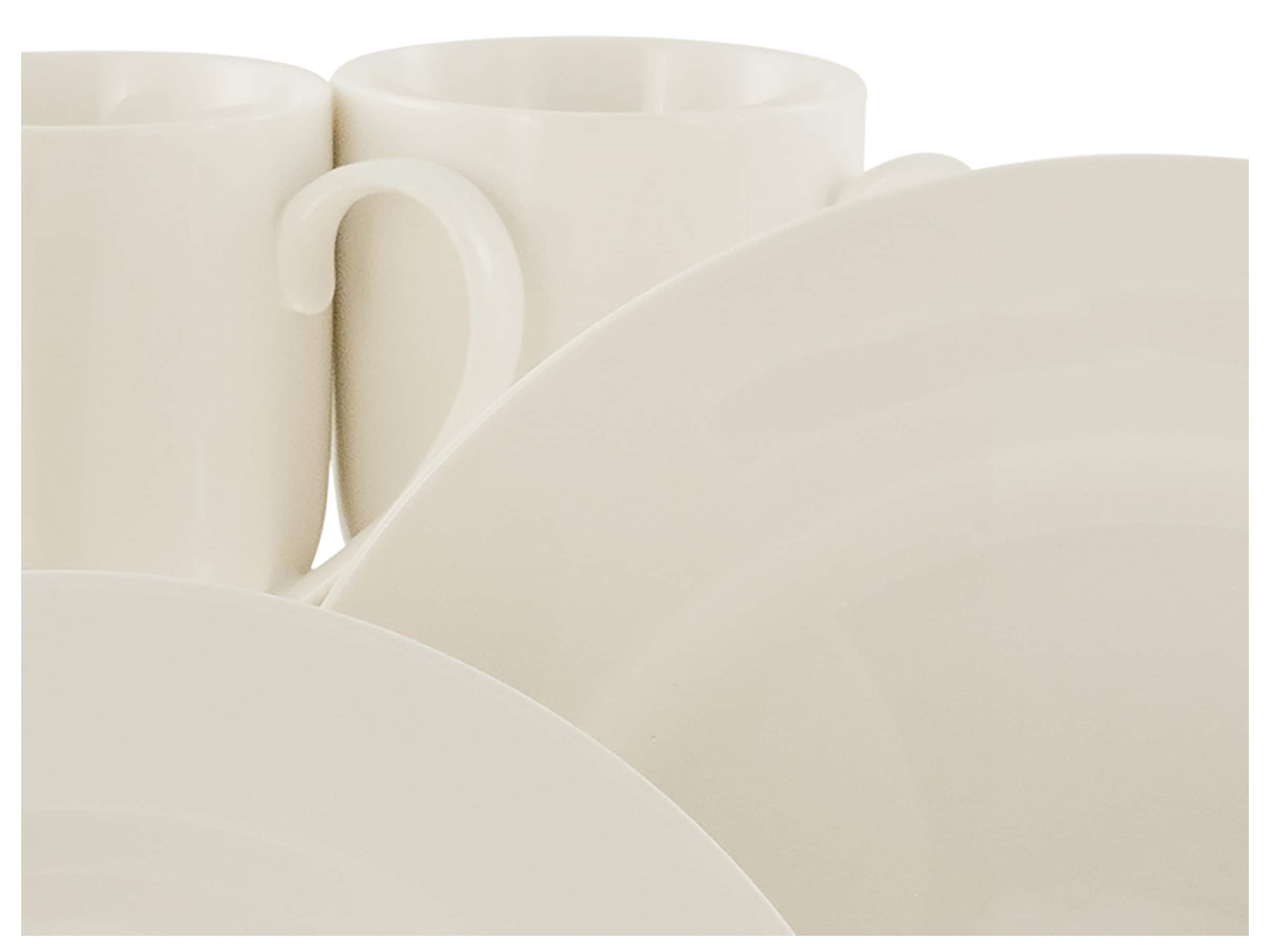 CreaTable Kombiservice »Fleur Royal, Kombi-Service 42-tlg« Traditionelle Fahnenform