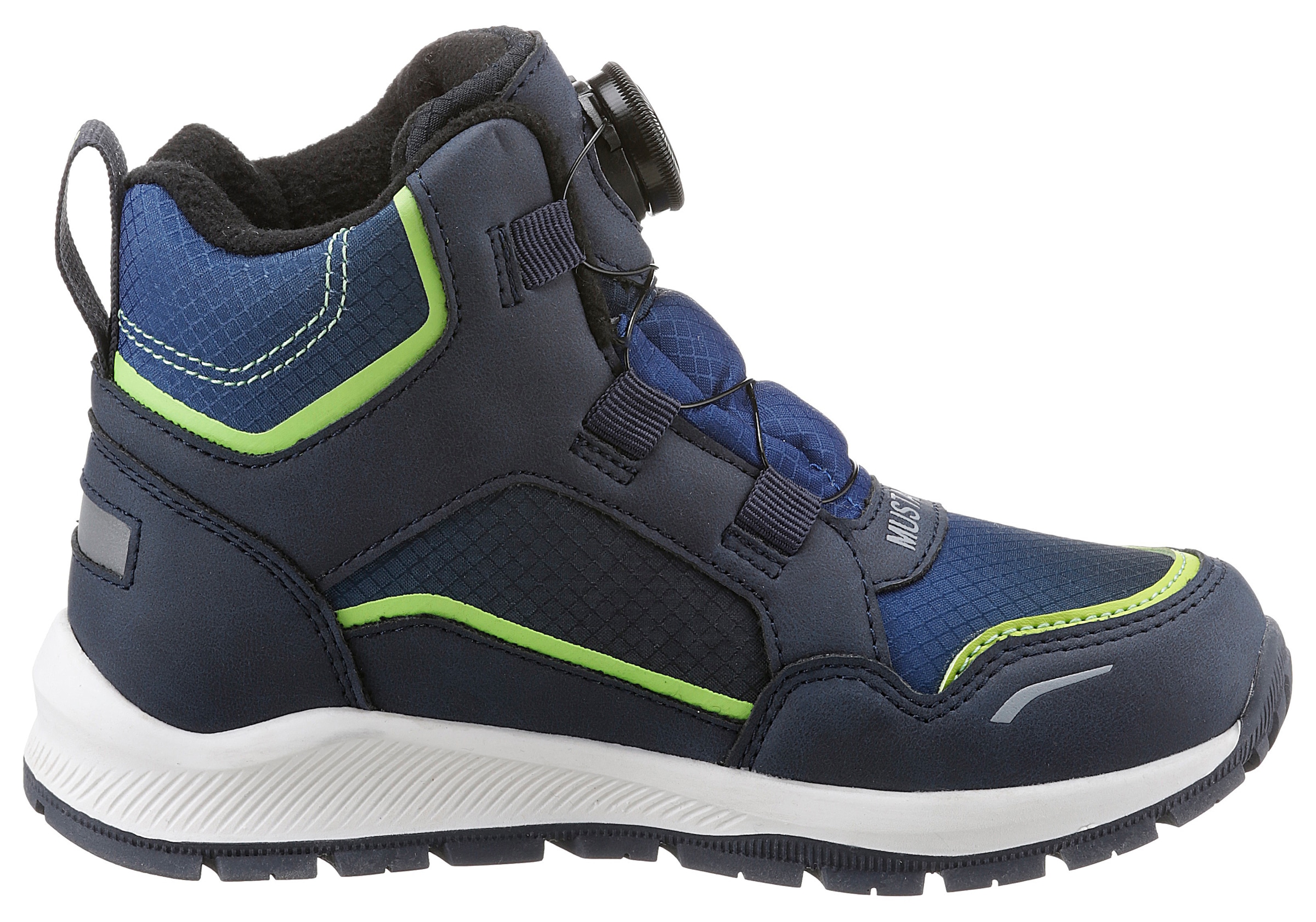 Mustang Shoes Winterboots, Winterstiefelette, Snowboots mit Schnellverschluss und TEX