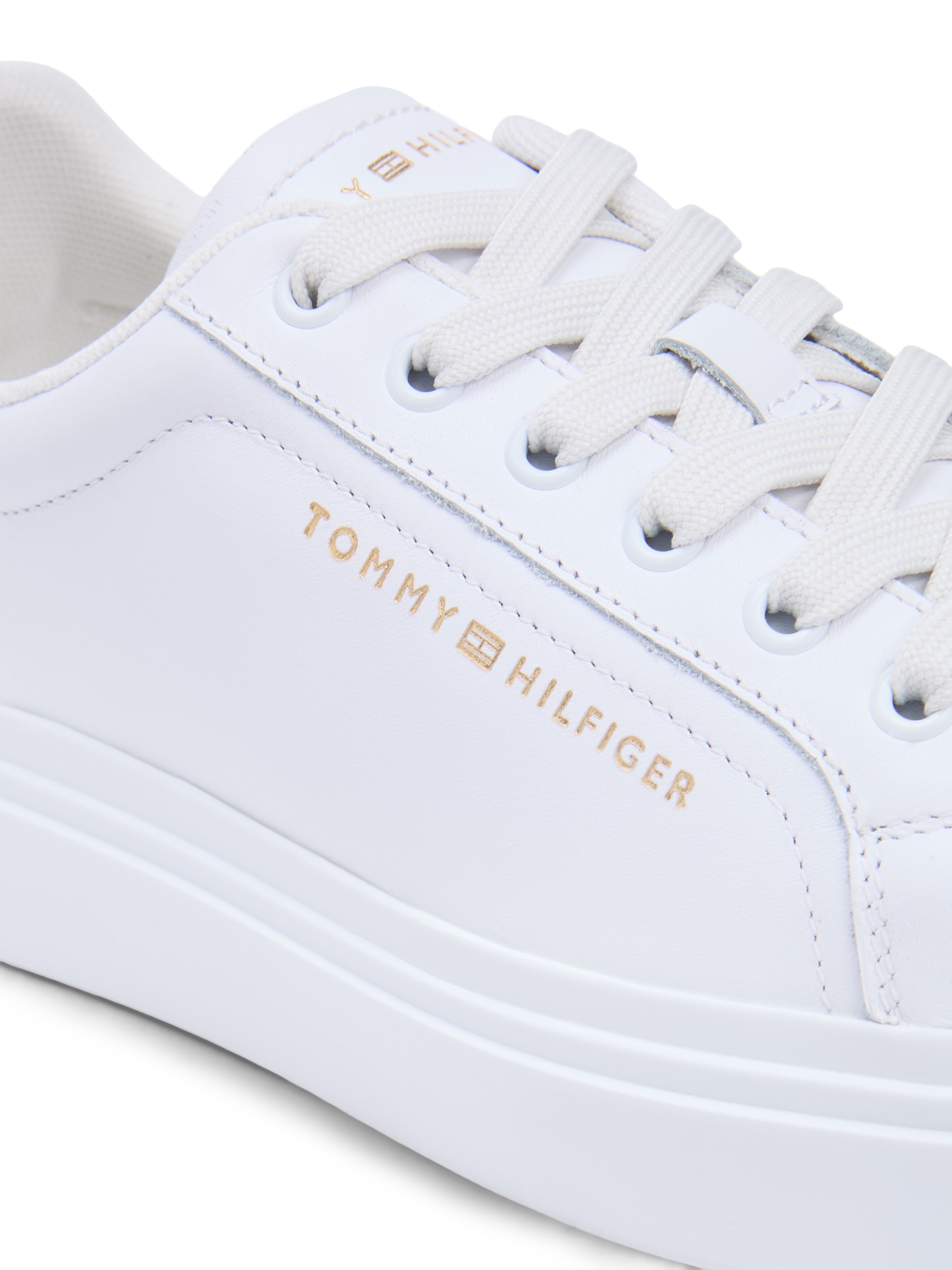 Tommy Hilfiger Plateausneaker »TH CHIC CUPSOLE PLATFORM«  Freizeitschuh, Halbschuh, Schnürschuh mit Ziernähten