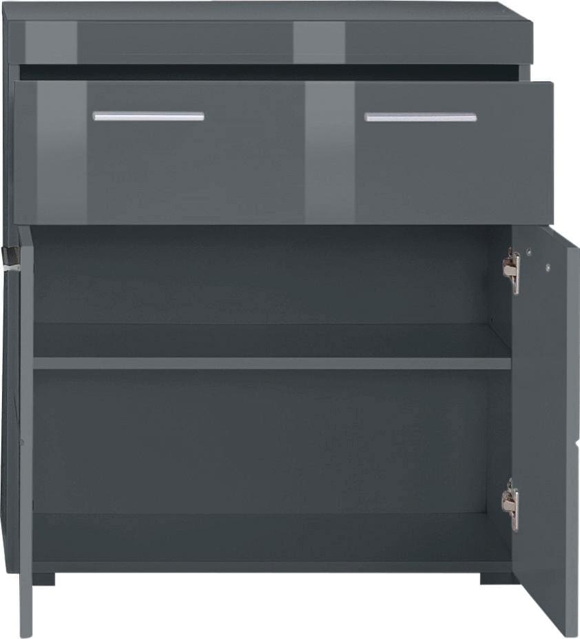 welltime Unterschrank »Avena«, Badezimmerschrank mit 1 großen Schubkasten und 2 Türen - 73/31/79 cm