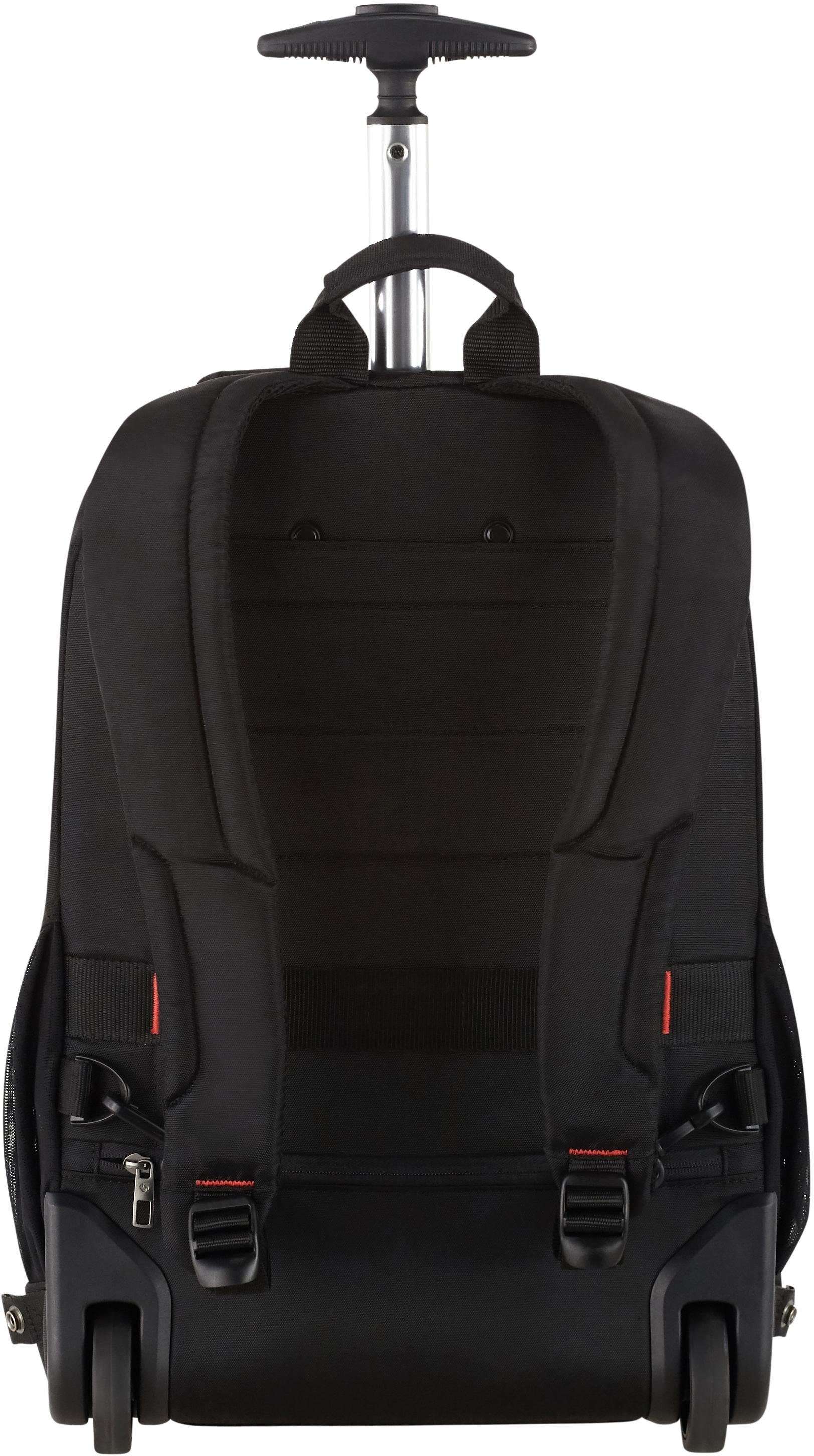 Samsonite Laptoprucksack »Guardit 2.0, black, mit 2 Rollen und Trolleyfunktion«, Reisekoffer Trolley Aufgabegepäck TSA-Zahlenschloss