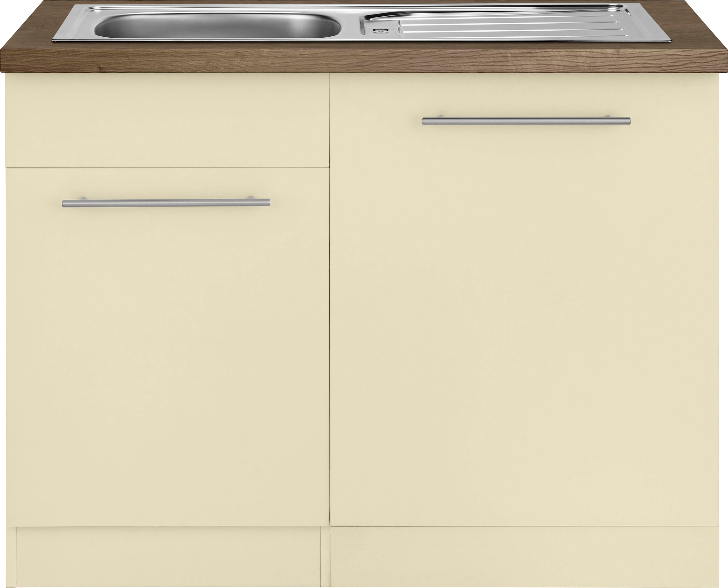 wiho Küchen Spülenschrank »Unna«, 110 cm breit, inkl. Tür/Sockel/Griff für Geschirrspüler