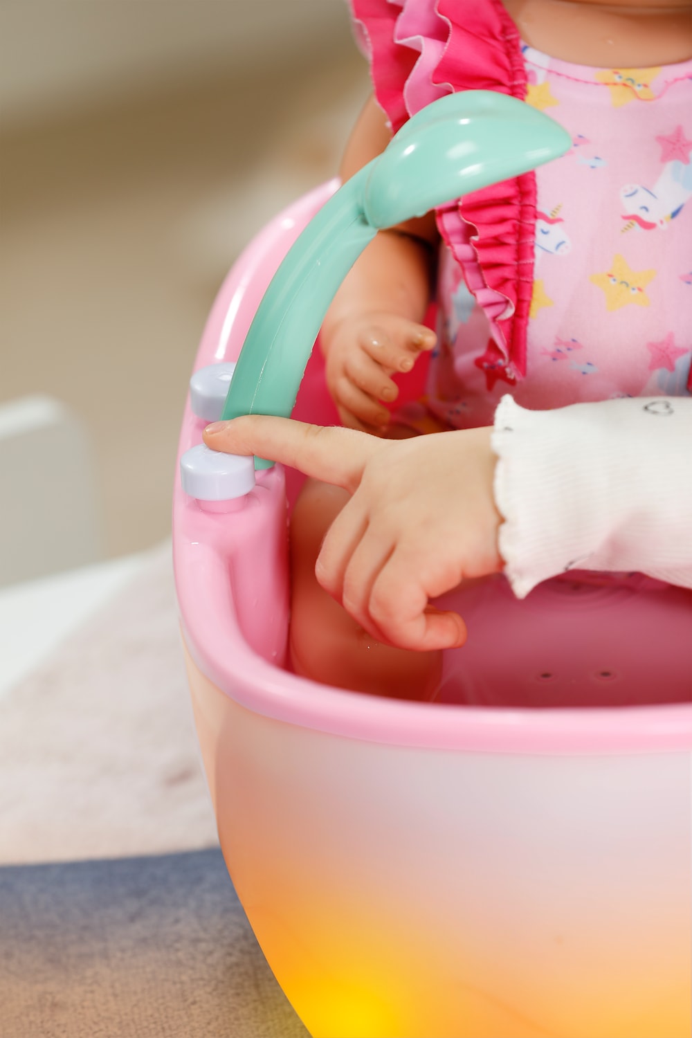 Baby Born Puppen Badewanne mit Licht- u. Soundeffekten; passend für Click & Play BABY born Puppen