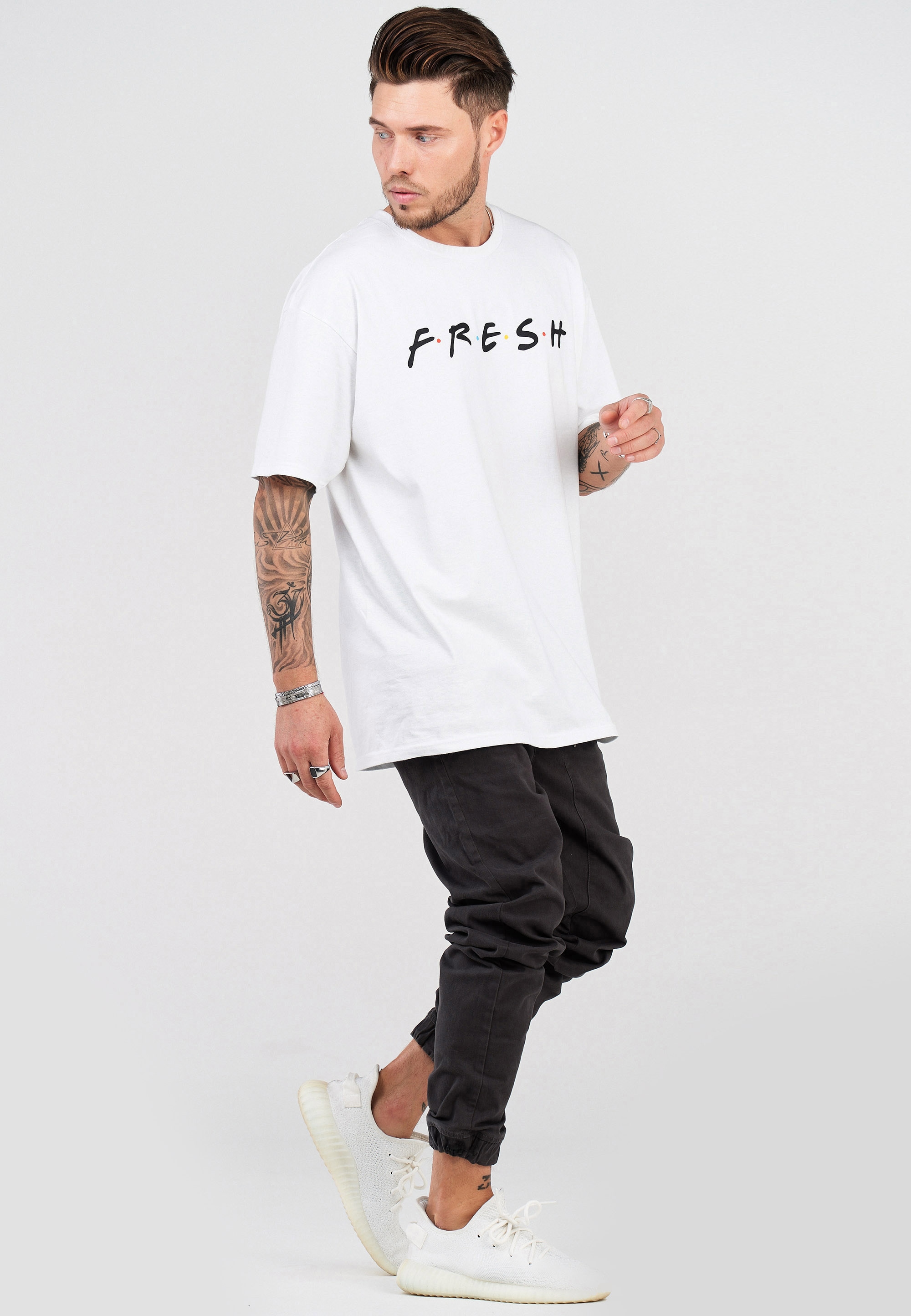SOULSTAR Chinohose »Freizeithose Jogger-Hose mit elastischem Bund Stoffhose für Herren«  Herren Jeans Hose im Jogger-Stil Stoffhose