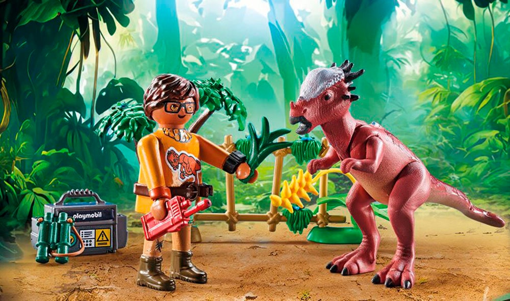 Playmobil® Konstruktions-Spielset »Stygimoloch-Beobachtung (71822), Playmobil Dinos«, (37 St.)