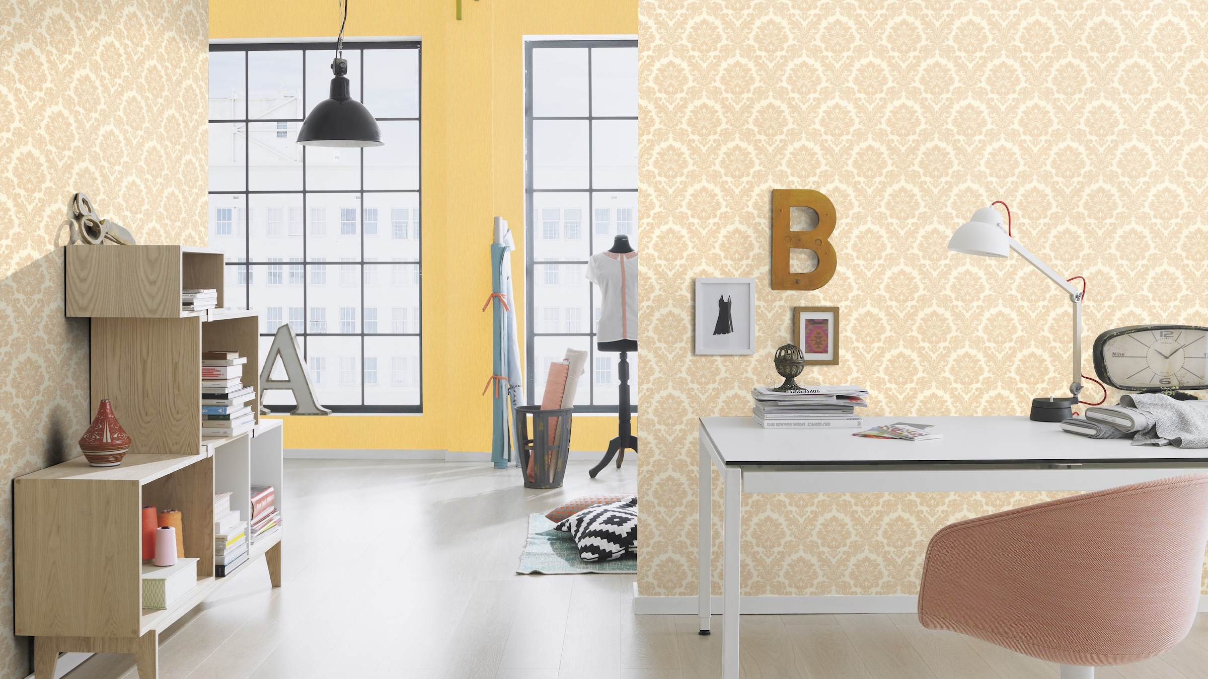 Rasch Vinyltapete »Vliestapete Trianon XIII mit barocken Elementen«, Barock, Klassischer Stil