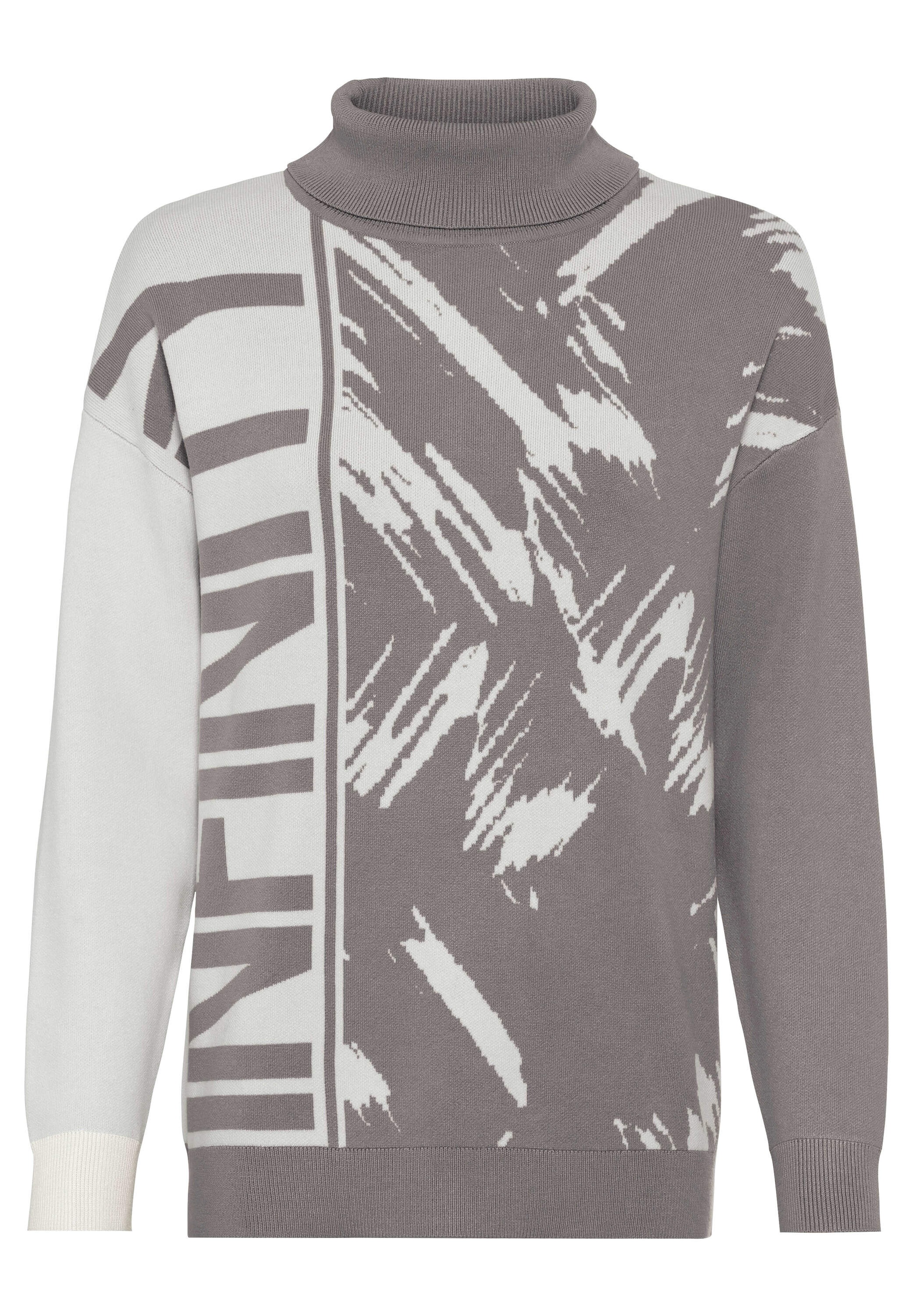 heine Strickpullover »Rollkragenpullover Jacquardpullover mit Rollkragen«