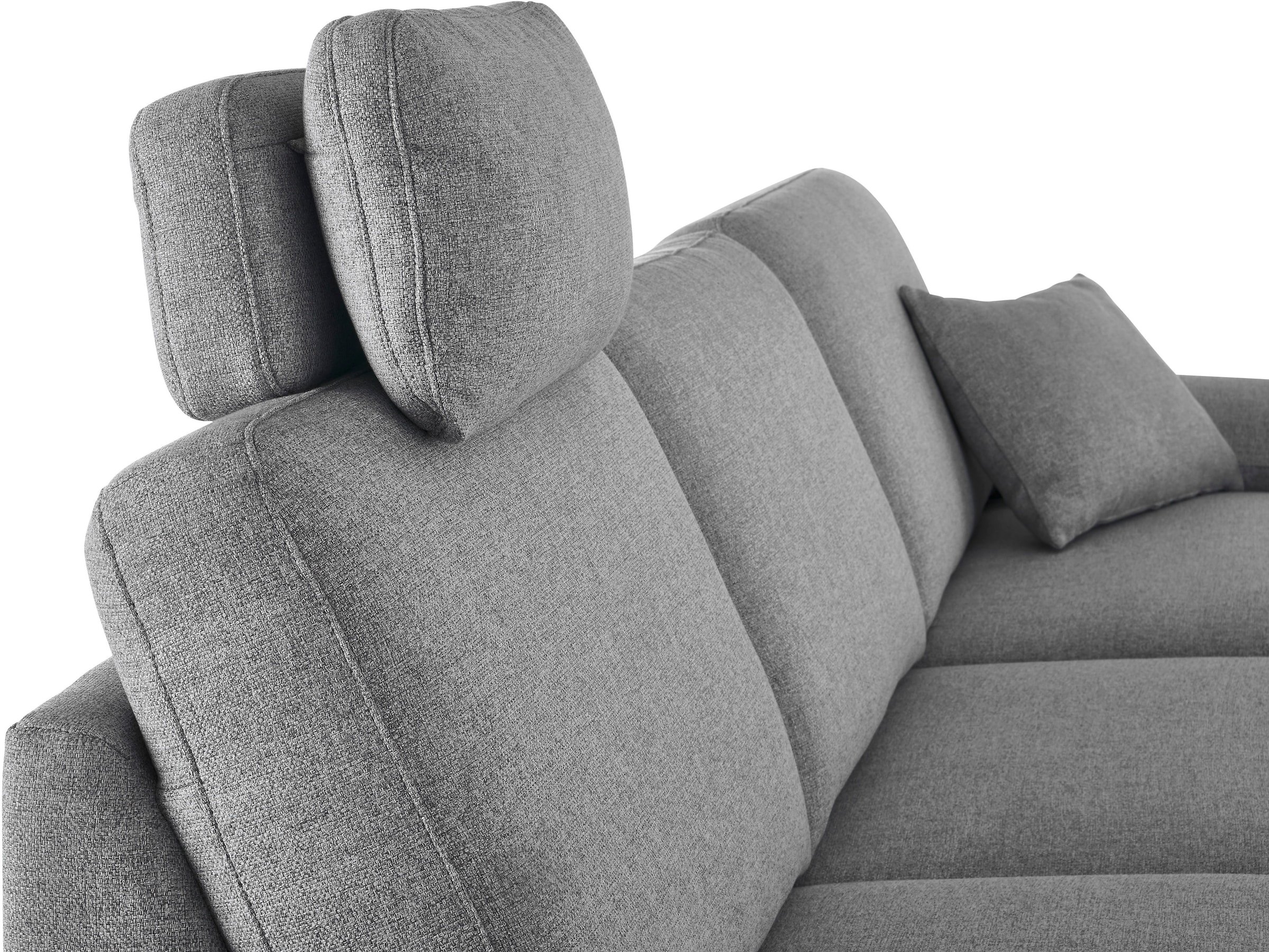 3C Candy Ecksofa »Mainau L-Form« Relaxfunktion im 1,5-Sitzer, motorische Schlaffunktion in Longchair