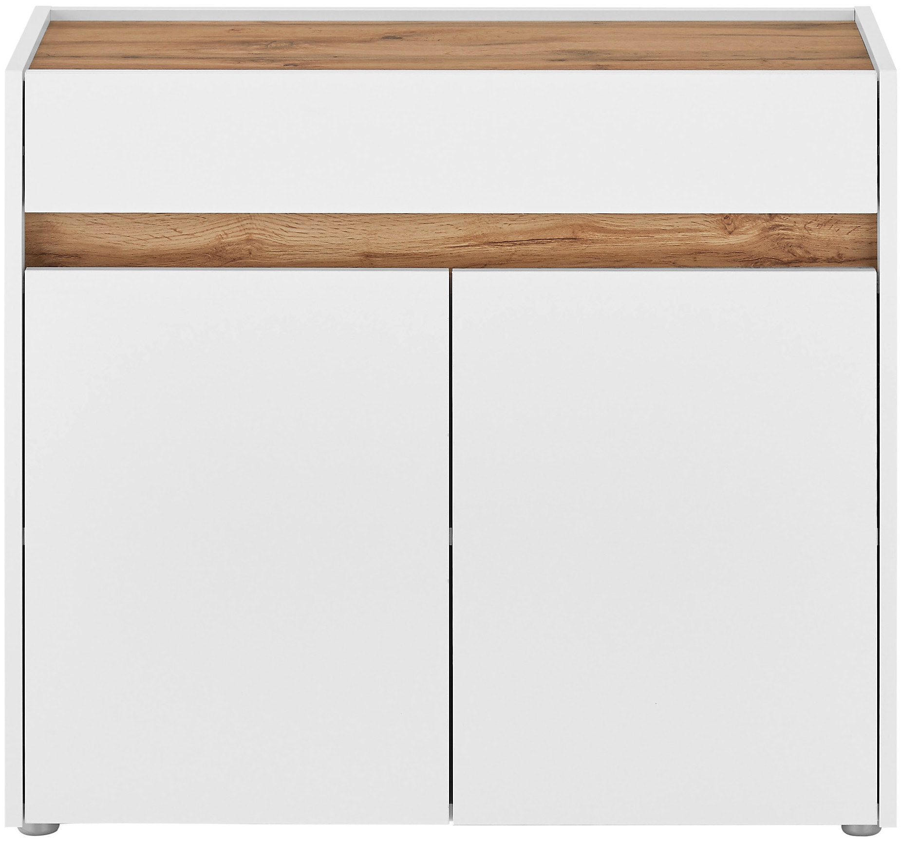 INOSIGN Kommode »GIRON/ CiTY, Schrank in Wotan Eiche, Sideboard im modernen Design«, in zwei Farben erhältlich, 2 Türen, 1 Schubkasten, 80 cm breit