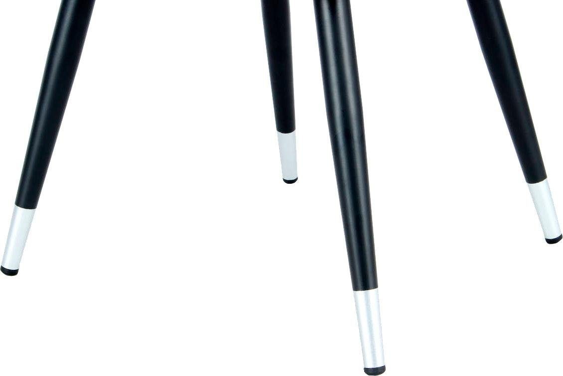 Kayoom Stuhl »Amino 625, stilvoller Design-Stuhl,samtweicher Bezug aus Velvet-Stoff«, 1 St., samtweicher Bezug, elegant, glamourös, elegante Optik
