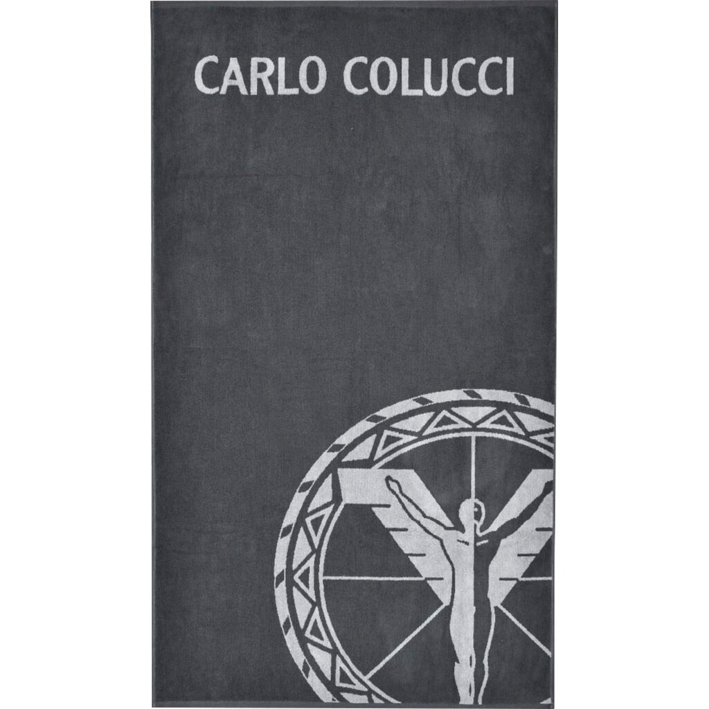 CARLO COLUCCI Strandtuch »Stefano«, (1 St.), mit auffälligem Carlo Colucci Logo und Schriftzug