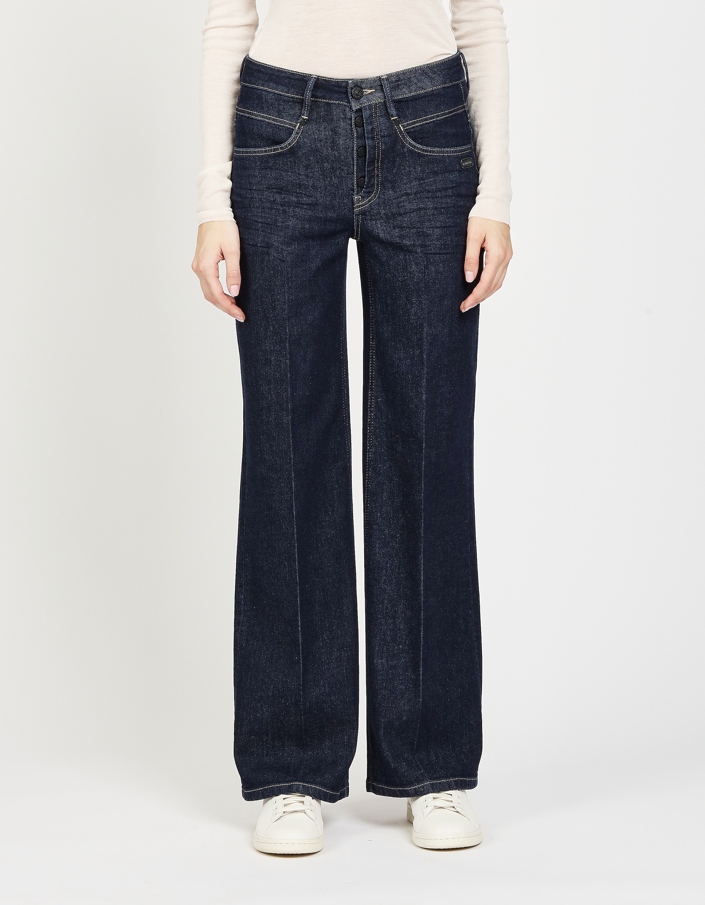 GANG Weite Jeans »94MEDINA WIDE«, mit Knopfverschluss - angelehnt an die Amelie Wide