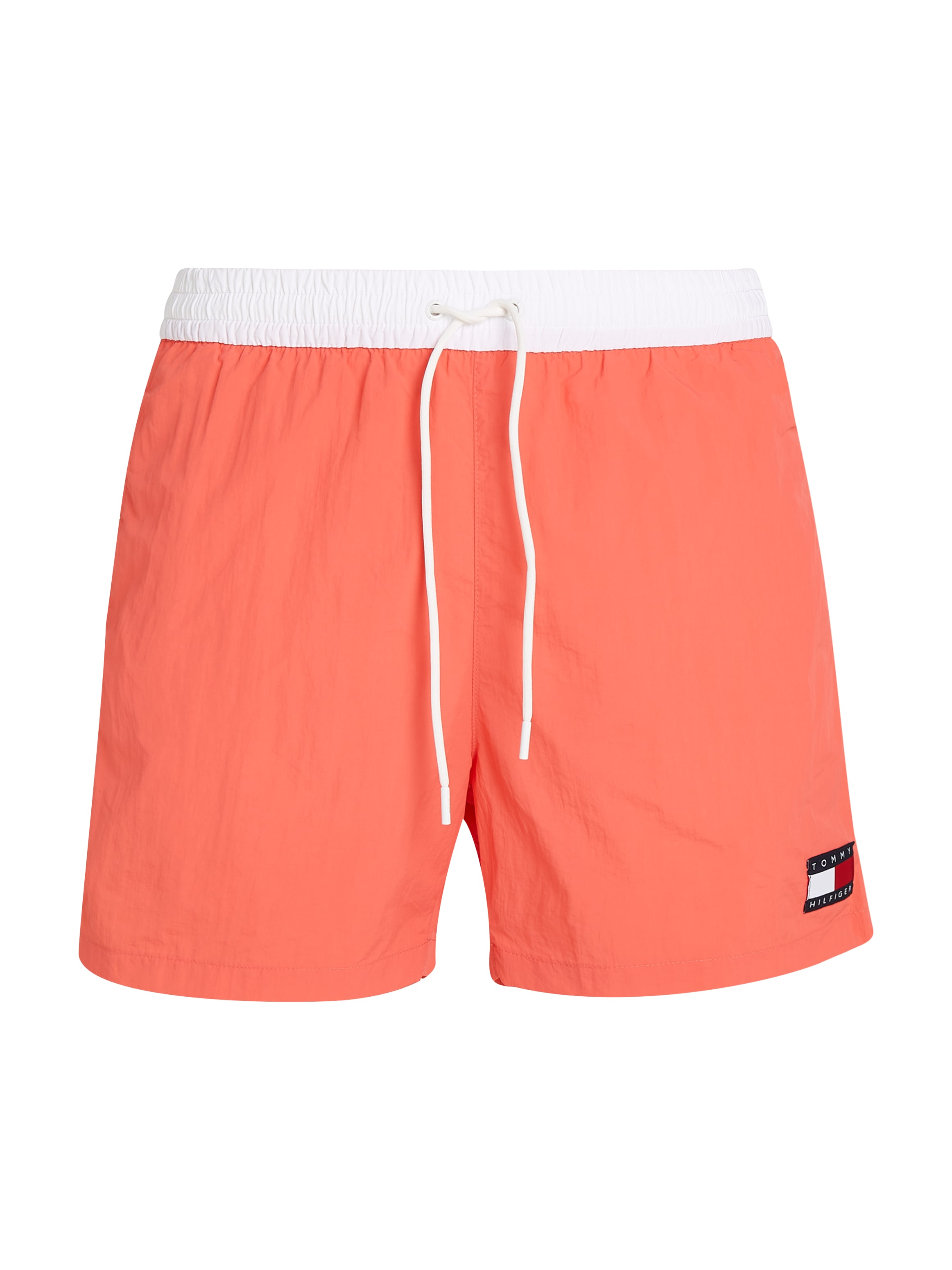 Tommy Hilfiger Swimwear Badeshorts »MEDIUM DRAWSTRING«, mit Logo-Patch, mit kontrastfarbenem Bund