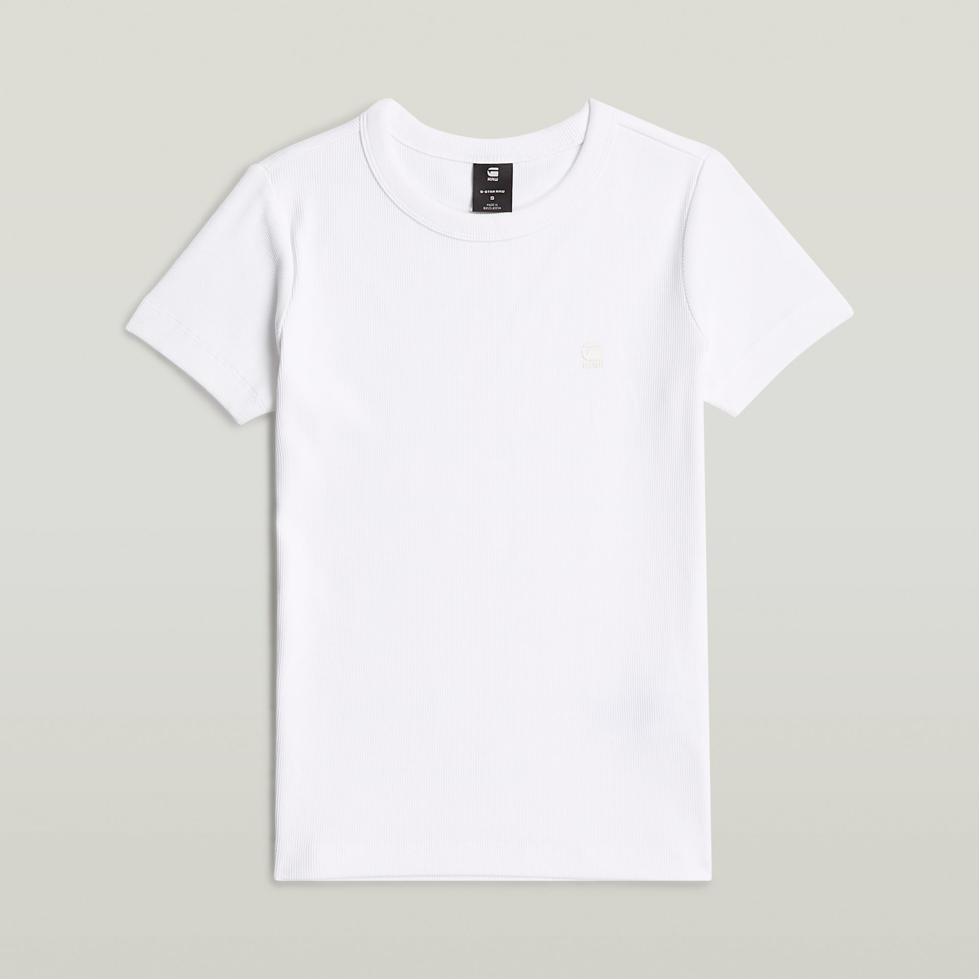 G-STAR T-Shirt »Rib Cap Sleeve«, aus Rippjersey