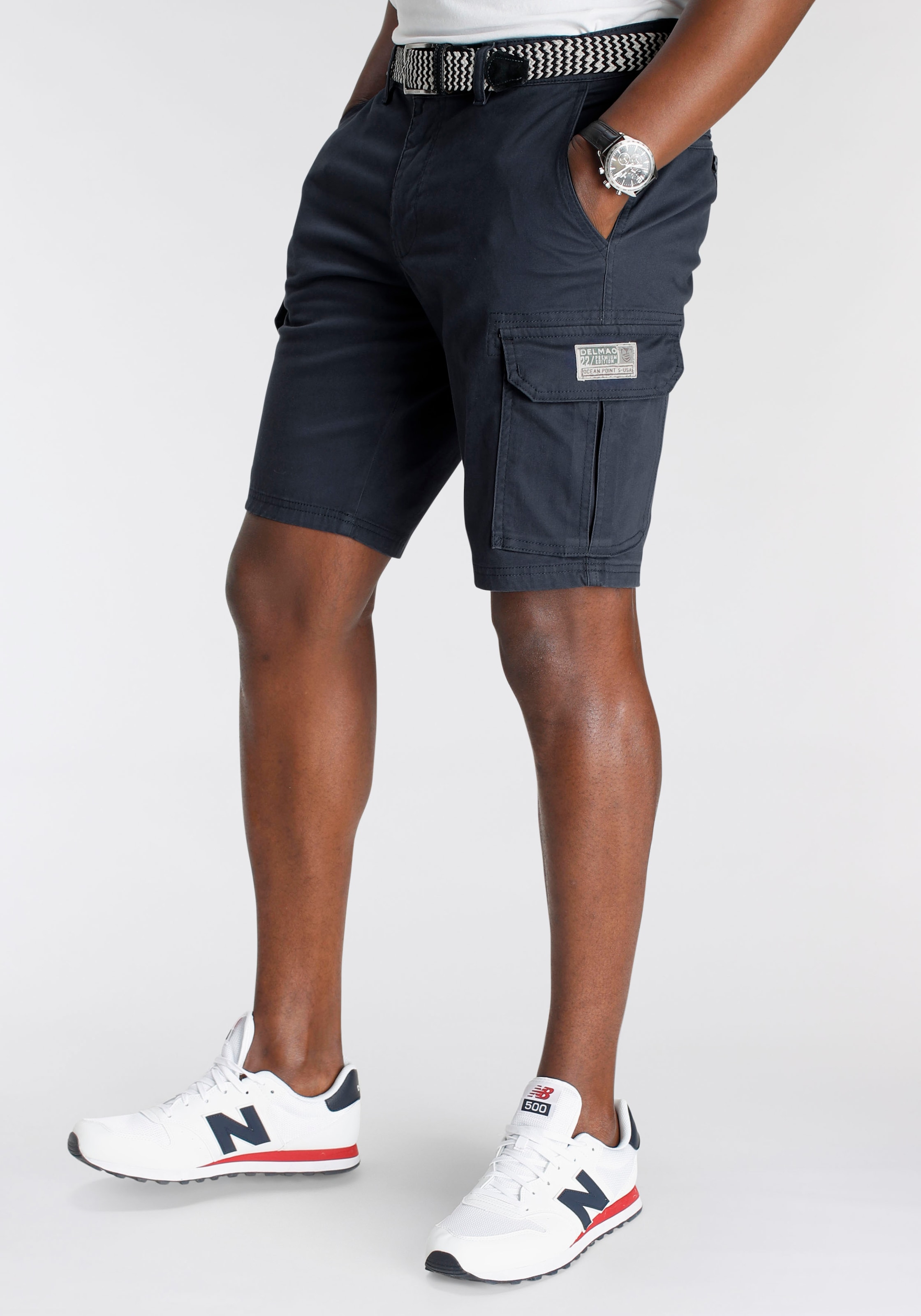 DELMAO Cargoshorts, mit Details