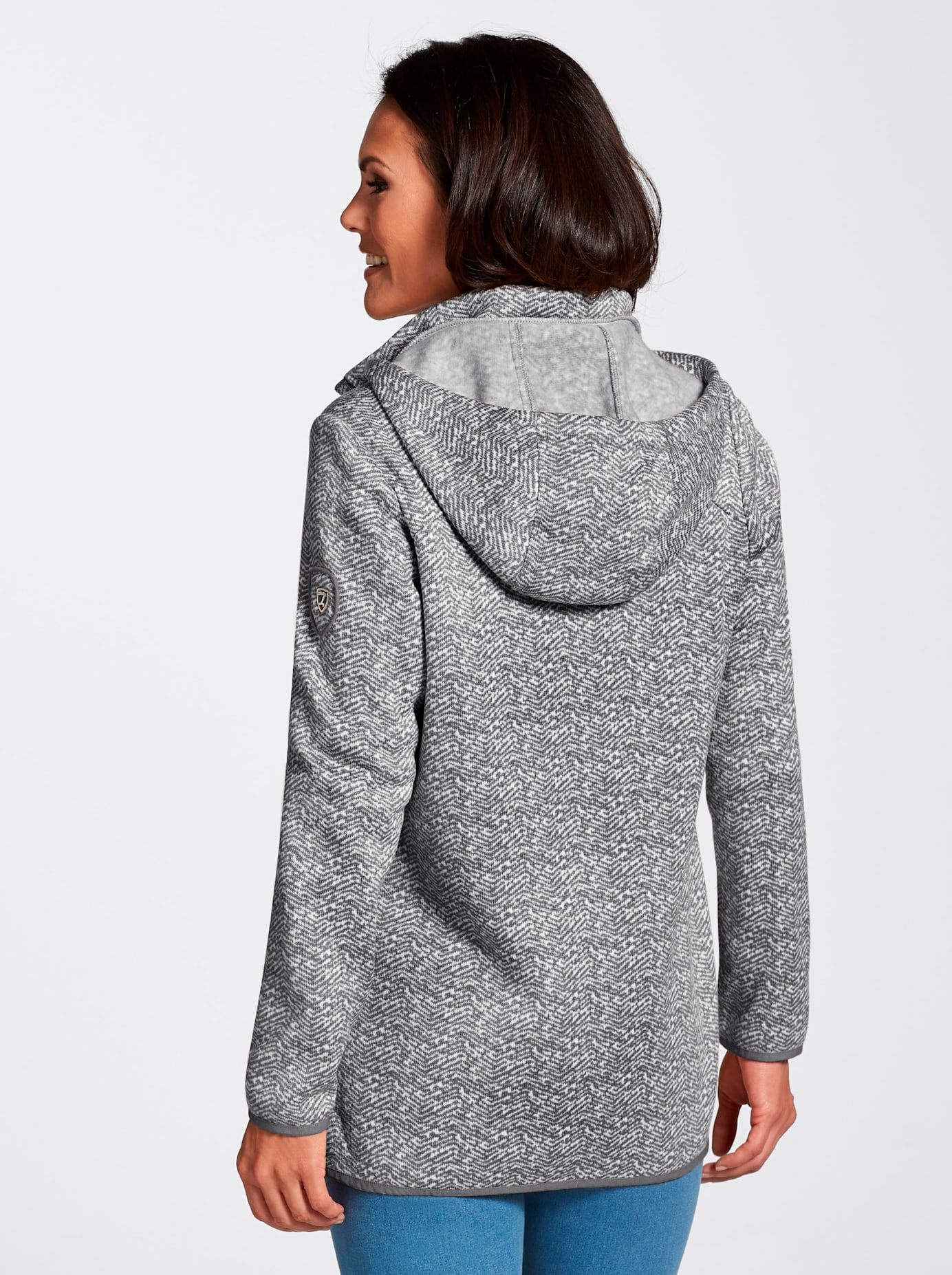 Casual Looks Kapuzenfleecejacke