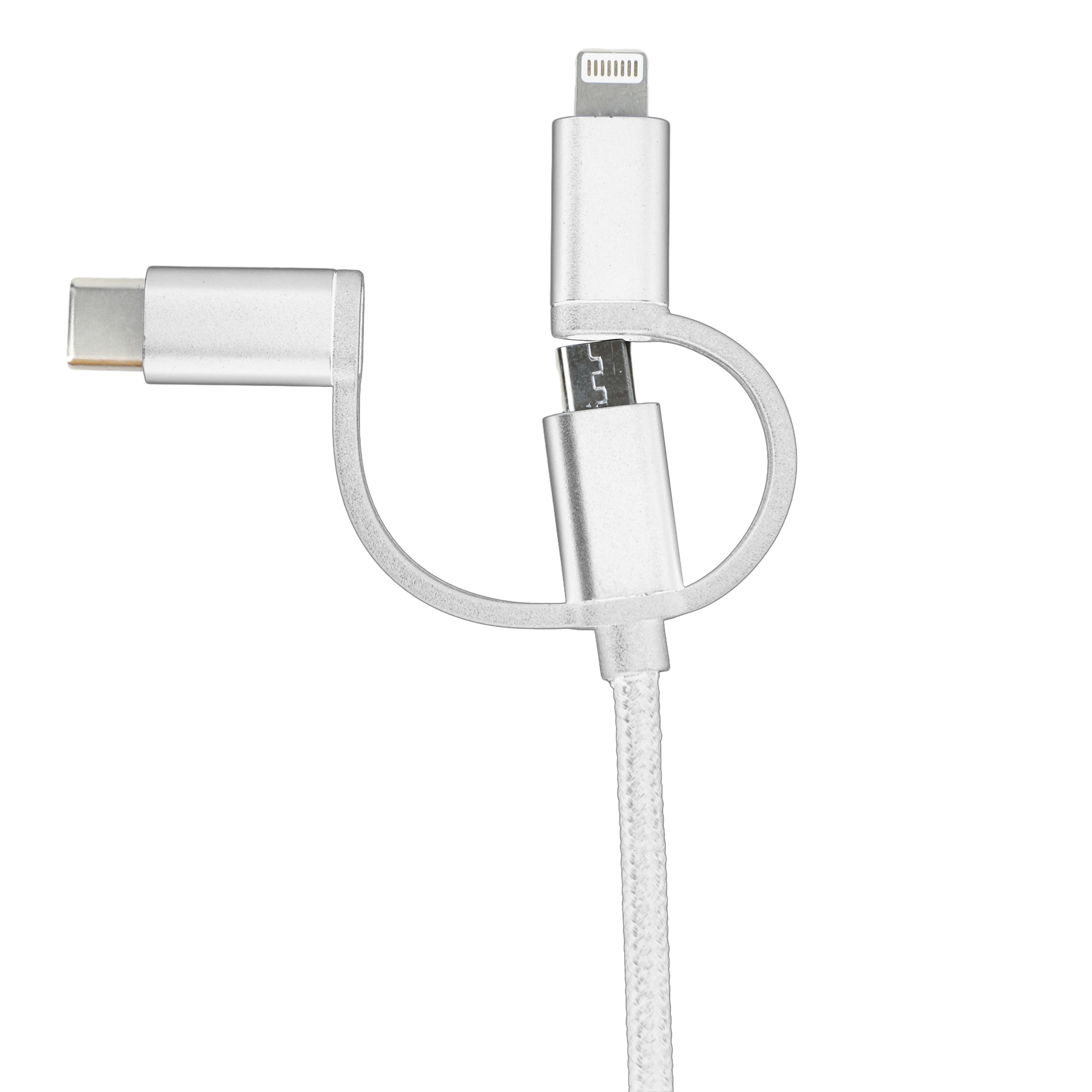 be cool USB-Kabel »Lade- und Datenkabel 3in1«, Lightning-Micro-USB-USB Typ C, USB Typ A, 100 cm