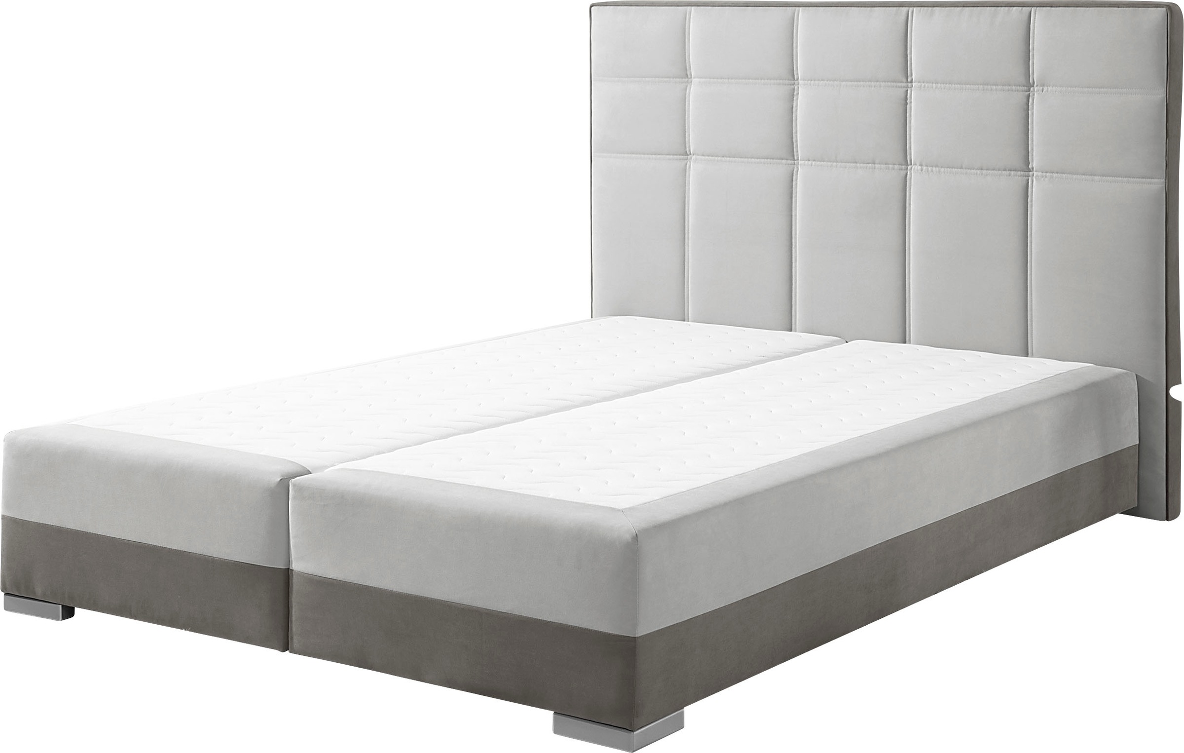 INOSIGN Boxspringbett, inklusive Topper und Wendekissen