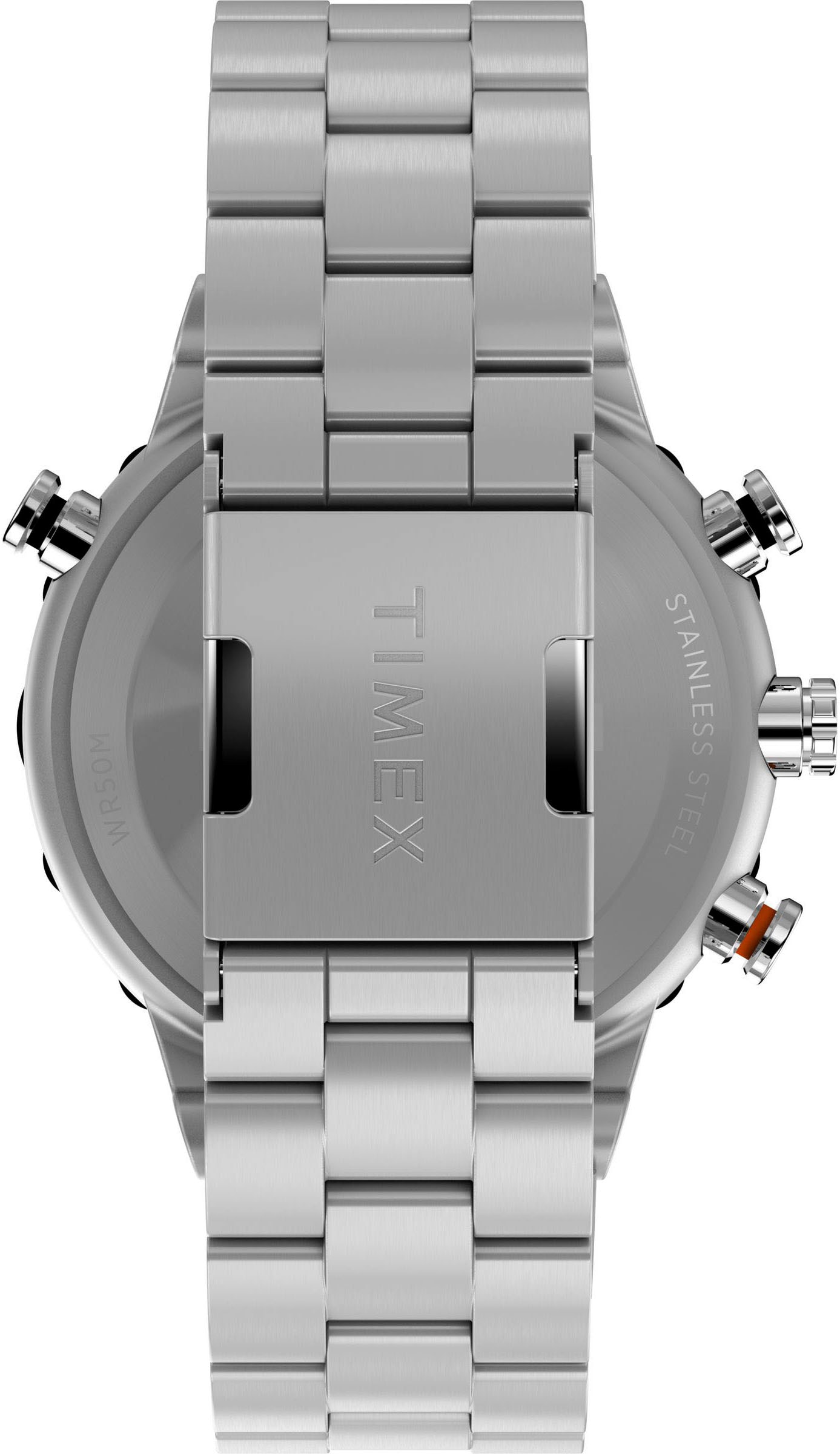 Timex Quarzuhr »TIDE/TEMP/COMPASS«, Armbanduhr, Herrenuhr,Edelstahlarmband,Datum, bis 10 bar wasserdicht